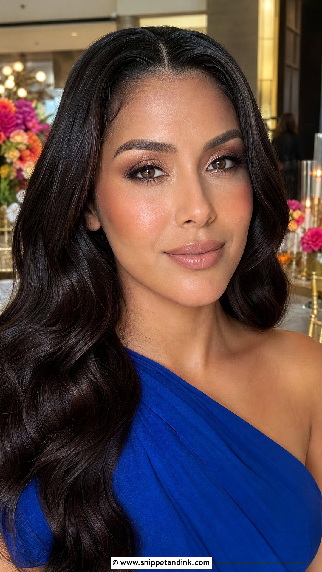 Nude Lip Wedding Guest Makeup - Snippet and Ink - 20 Makeup for a Wedding Guest Ideas