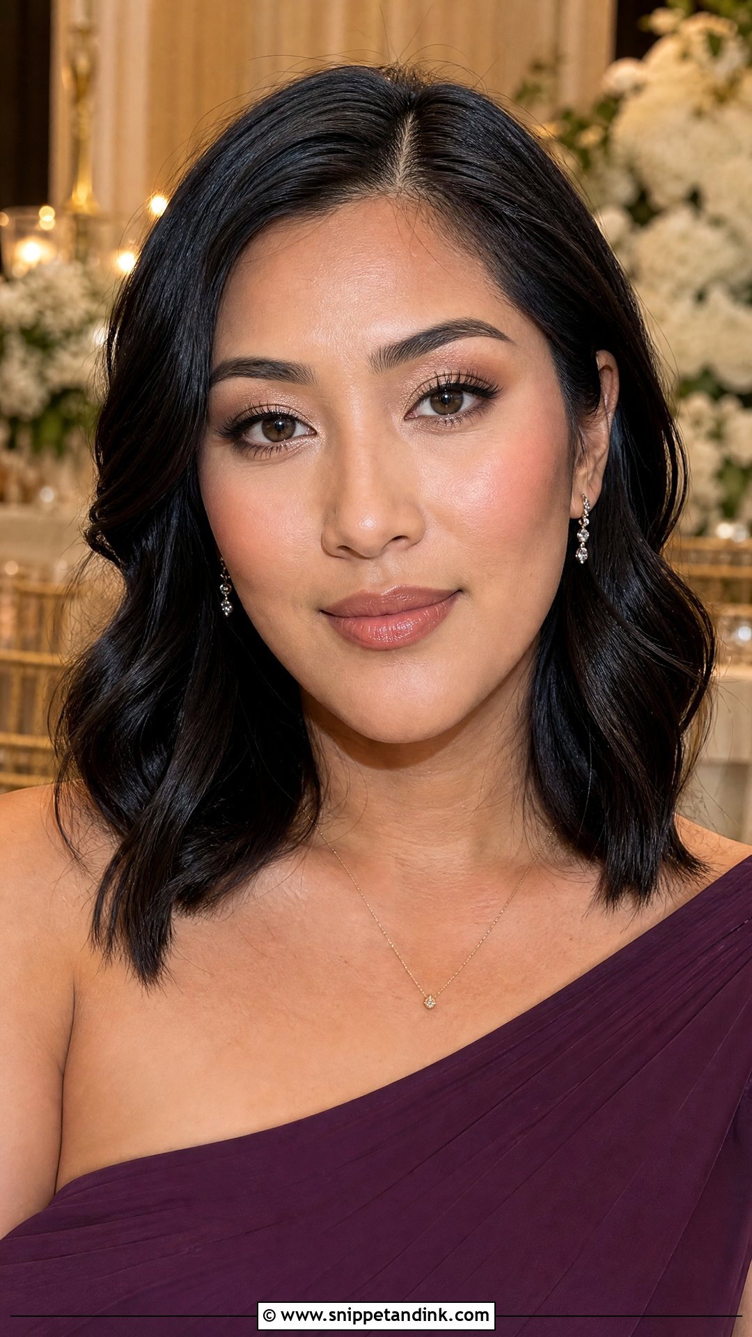 Nude Lip Wedding Guest Makeup - Snippet and Ink - 20 Soft Wedding Guest Makeup Ideas