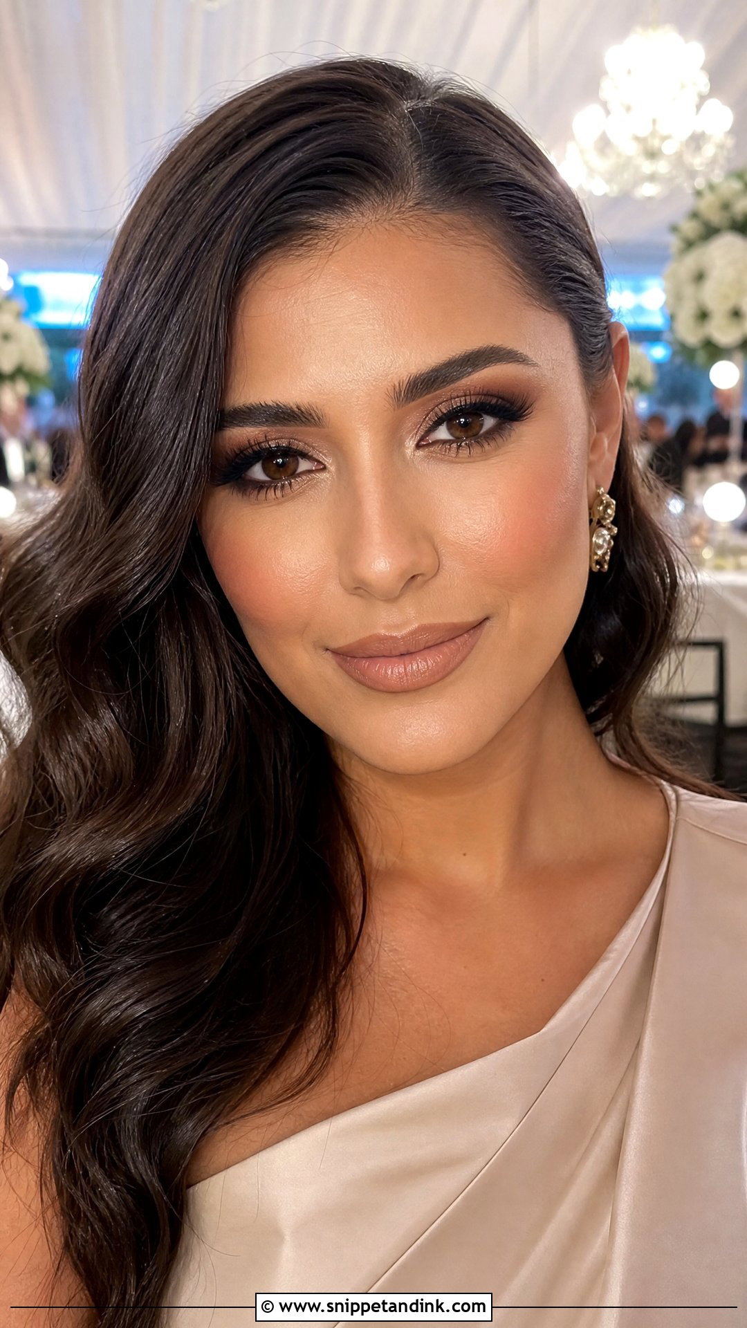 Nude Lip Wedding Guest Makeup - Snippet and Ink - 25 Makeup Looks for Wedding Guest