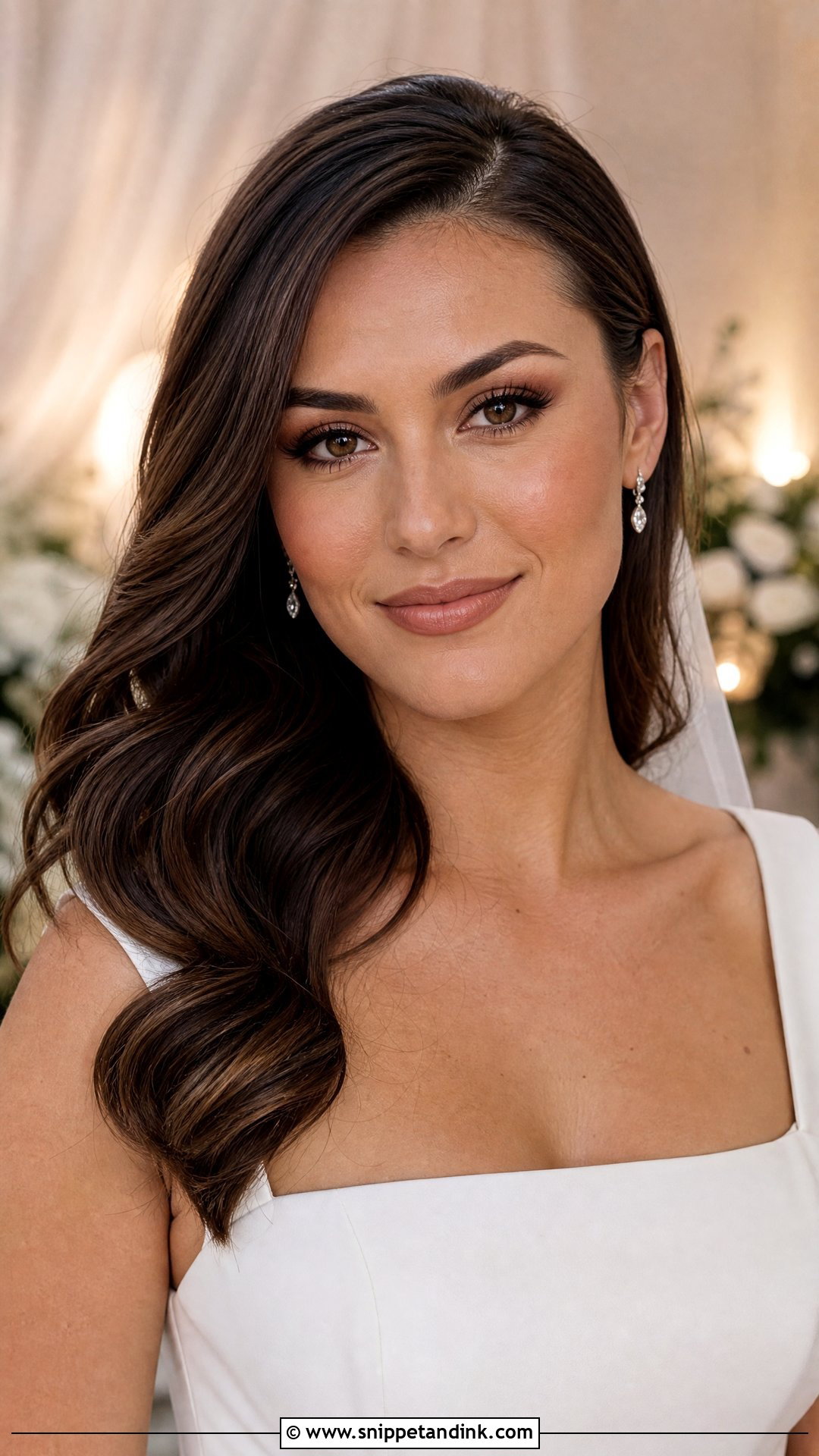 Nude Lip Wedding Makeup - Snippet and Ink - 20 Cute Wedding Makeup Ideas