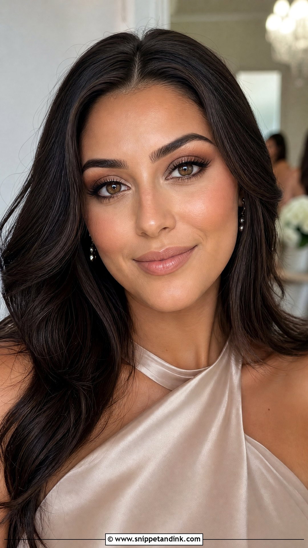 Nude Lip Wedding Makeup - Snippet and Ink - 20 Easy Wedding Makeup Ideas