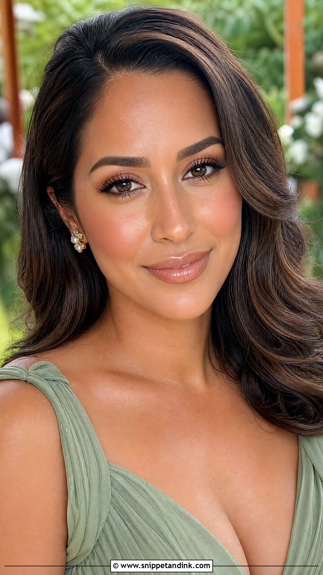 Nude Lip Wedding Makeup - Snippet and Ink - 20 Makeup for a Wedding Ideas