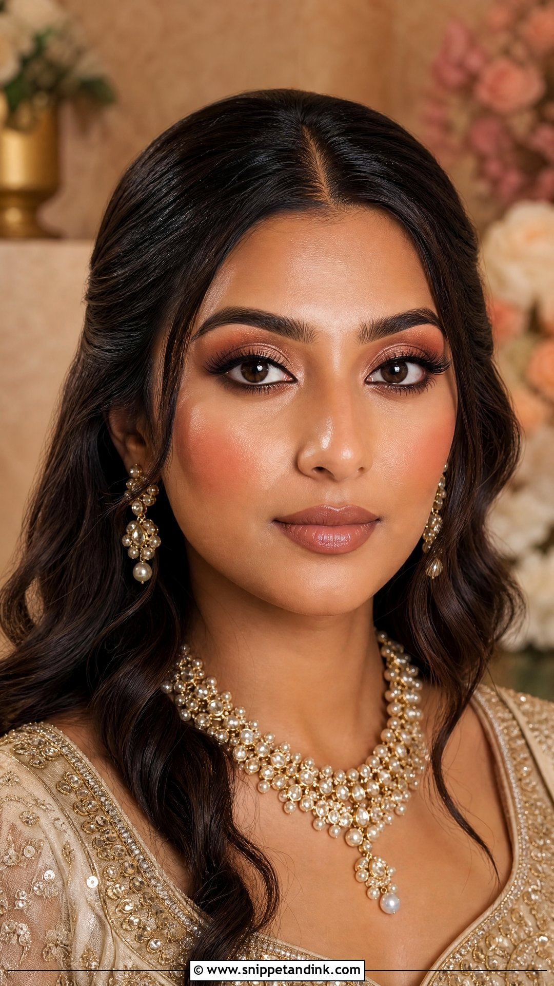 Nude Lip Wedding Makeup For Brown Skin - Snippet and Ink - 20 Wedding Makeup for Brown Skin Ideas