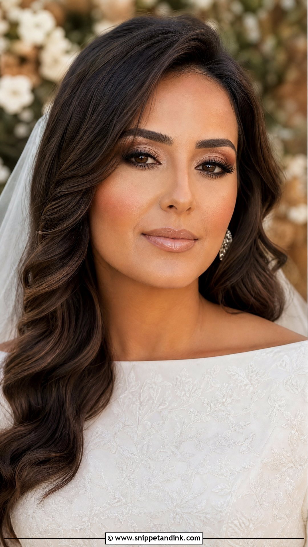 Nude Lip Wedding Makeup For Green Eyes - Snippet and Ink - 30 Wedding Makeup for Green Eyes