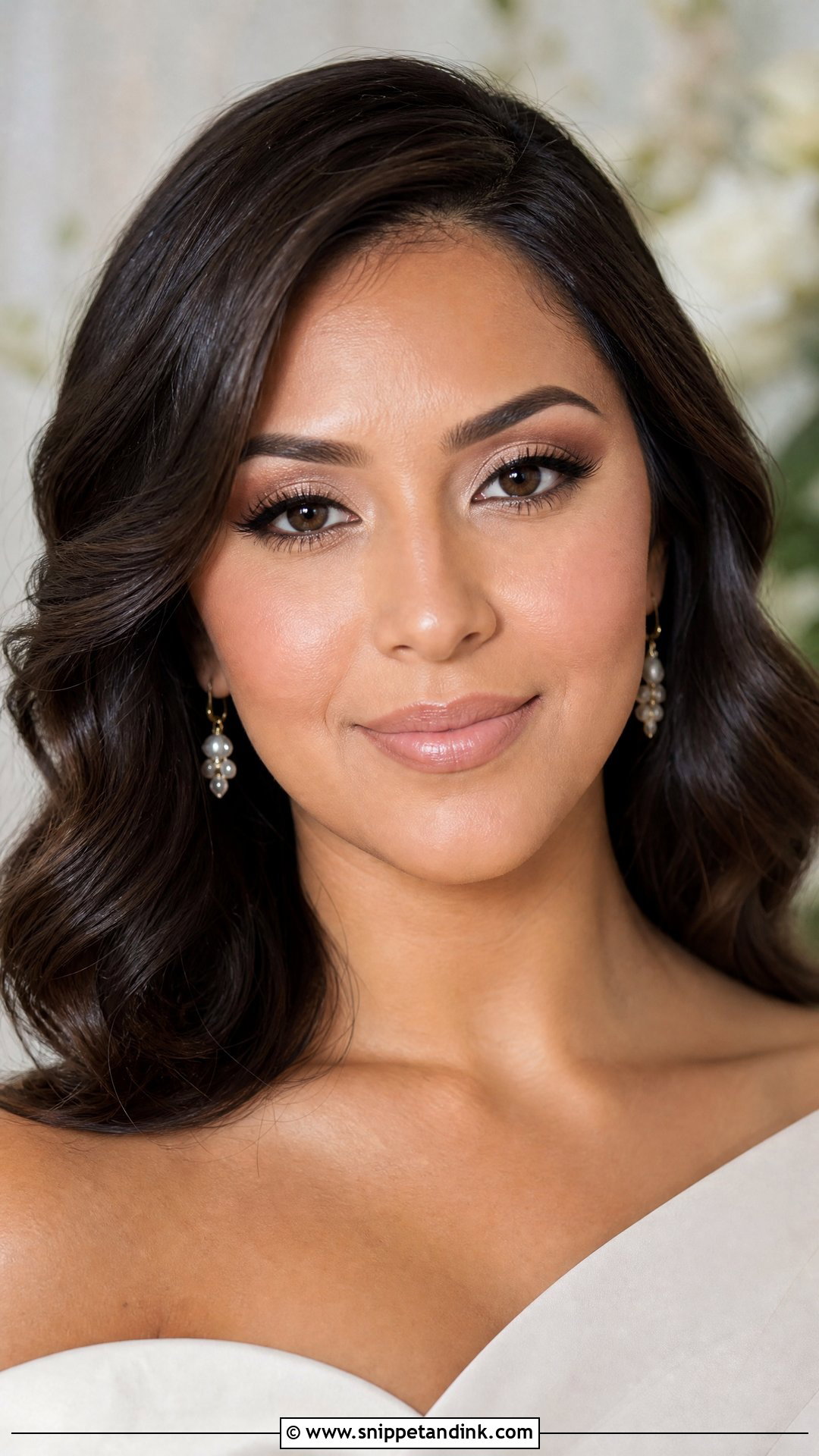 Nude Lip Wedding Makeup For Hooded Eyes - Snippet and Ink - 25 Wedding Makeup Hooded Eyes