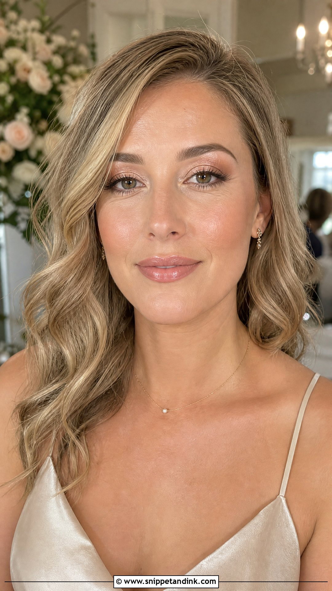 Nude Lip Wedding Makeup for Blonde Hair - Snippet and Ink - 20 Wedding Makeup for Blue Eyes and Blonde Hair
