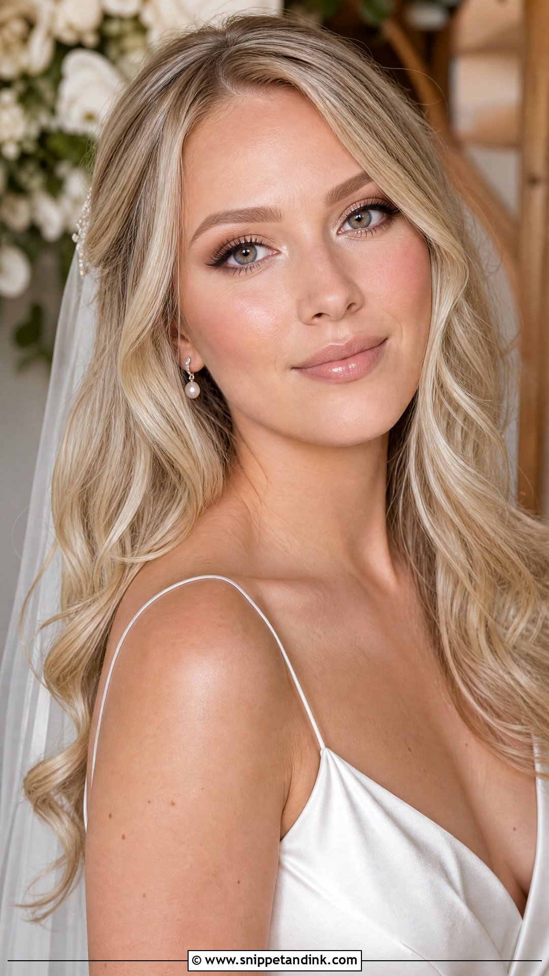 Nude Lip Wedding Makeup - Snippet and Ink - 20 Classic Wedding Makeup Ideas