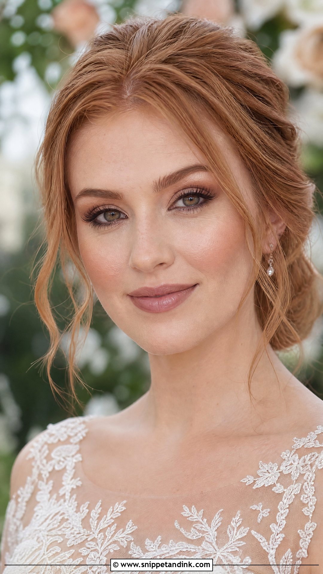 Nude Makeup With Brown Liner - Snippet and Ink - 20 Nude Makeup Looks for Wedding