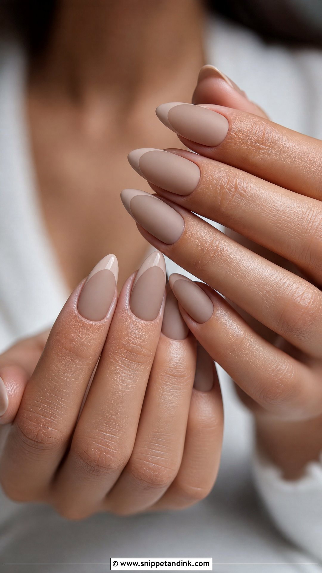 Nude Matte Bridal Nails - Snippet and Ink - 25 Nude Bridal Nails