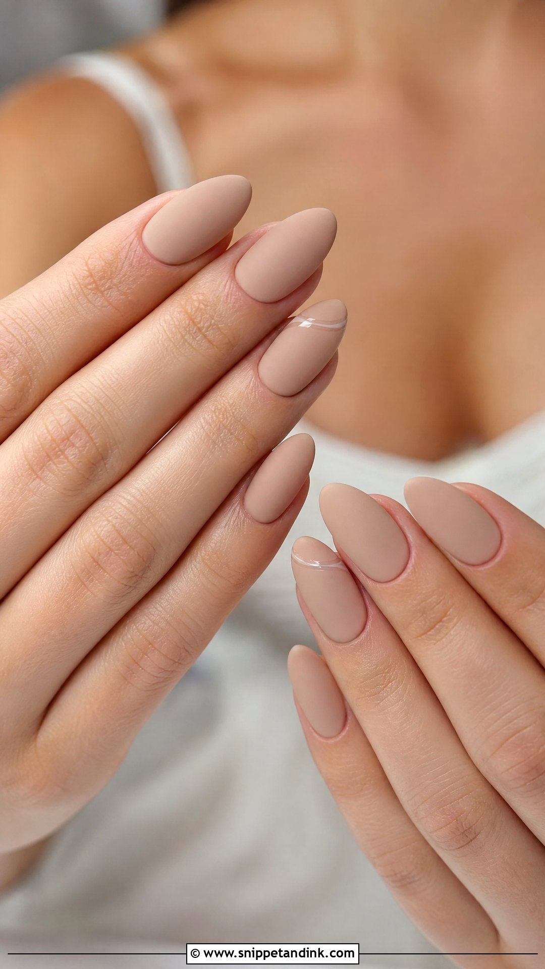 Nude Matte Wedding Nails - Snippet and Ink - 25 Nude Wedding Nails