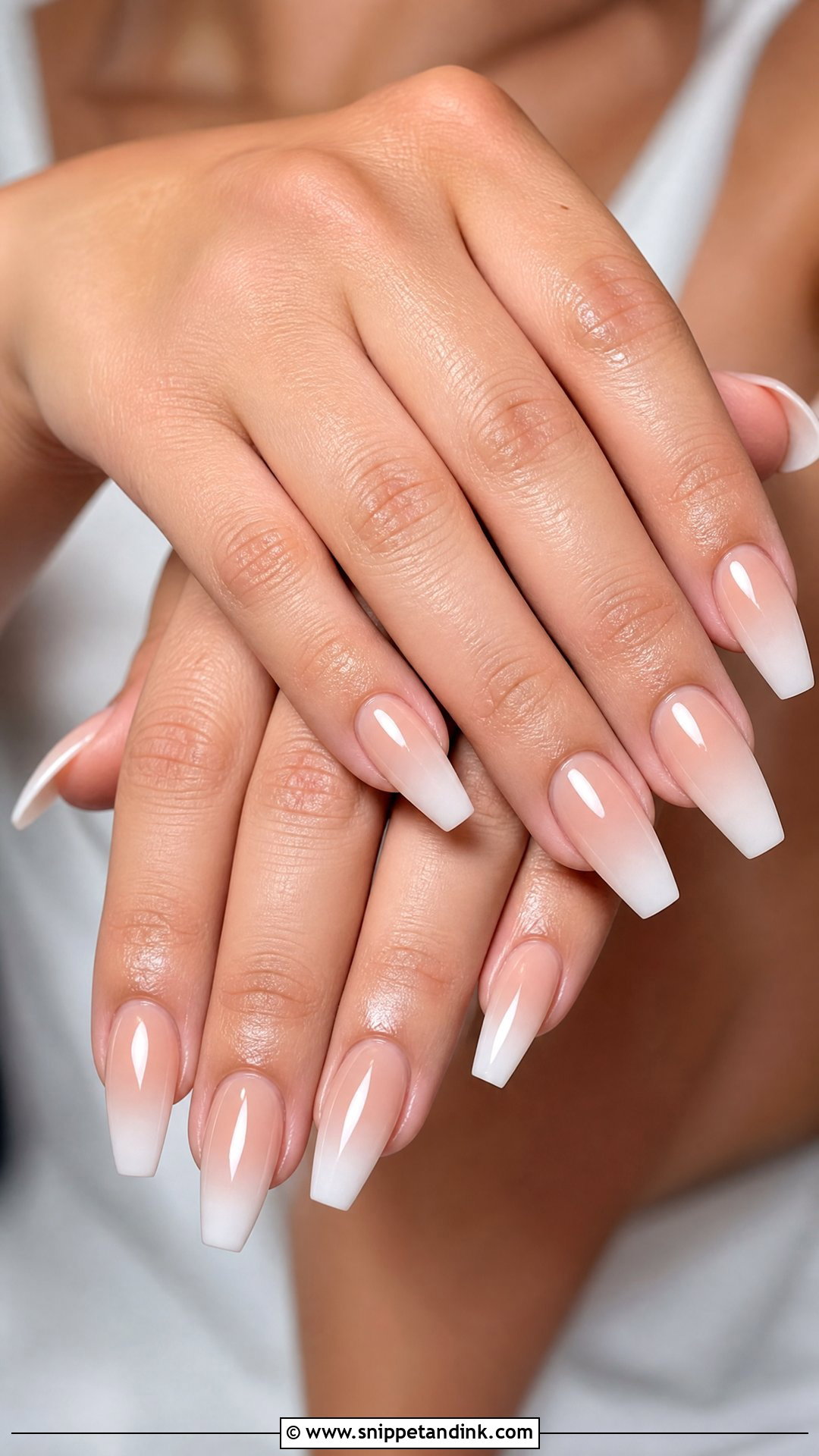 Nude Ombre Bridal Nails - Snippet and Ink - 30 Bridal Nail Art Designs Wedding Day