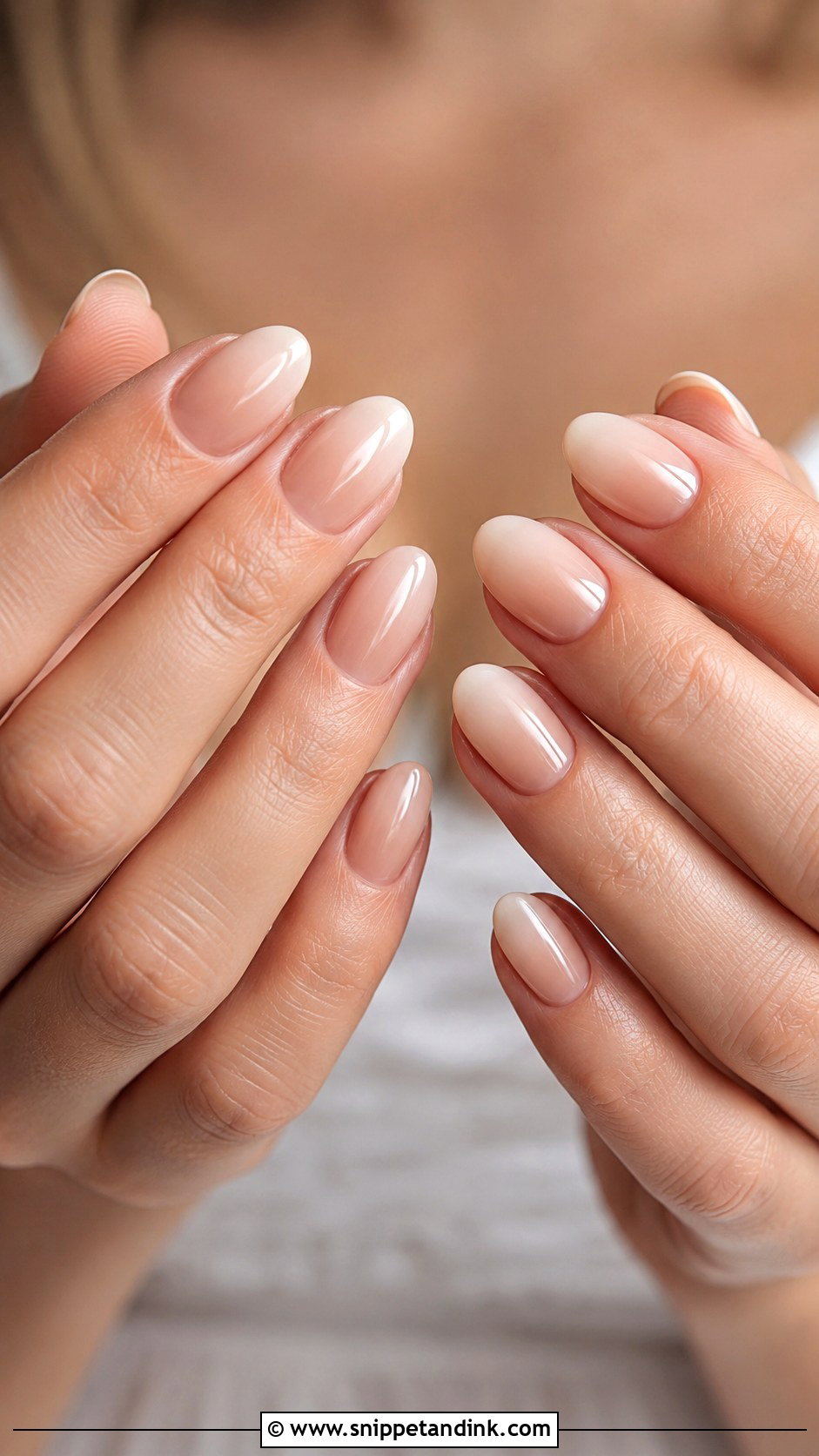 Nude Ombre Bridal Nails - Snippet and Ink - 20 Ombre Bridal Nails