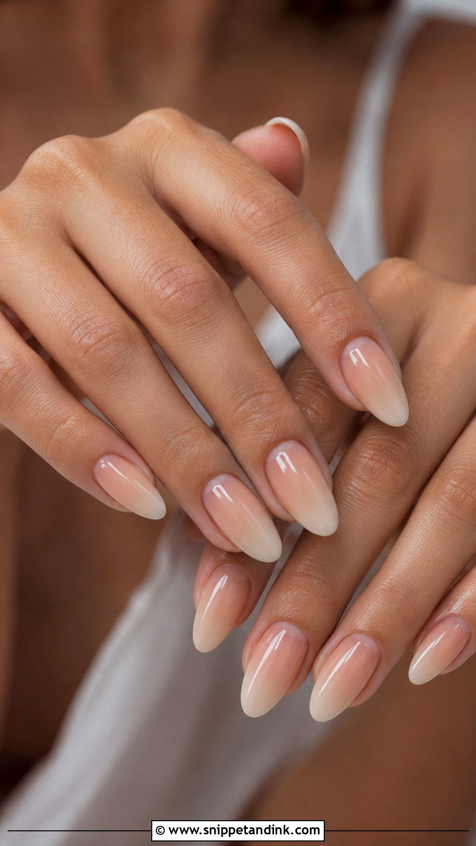 Nude Ombre Bride Nails - Snippet and Ink - 30 Nails for the Bride Wedding