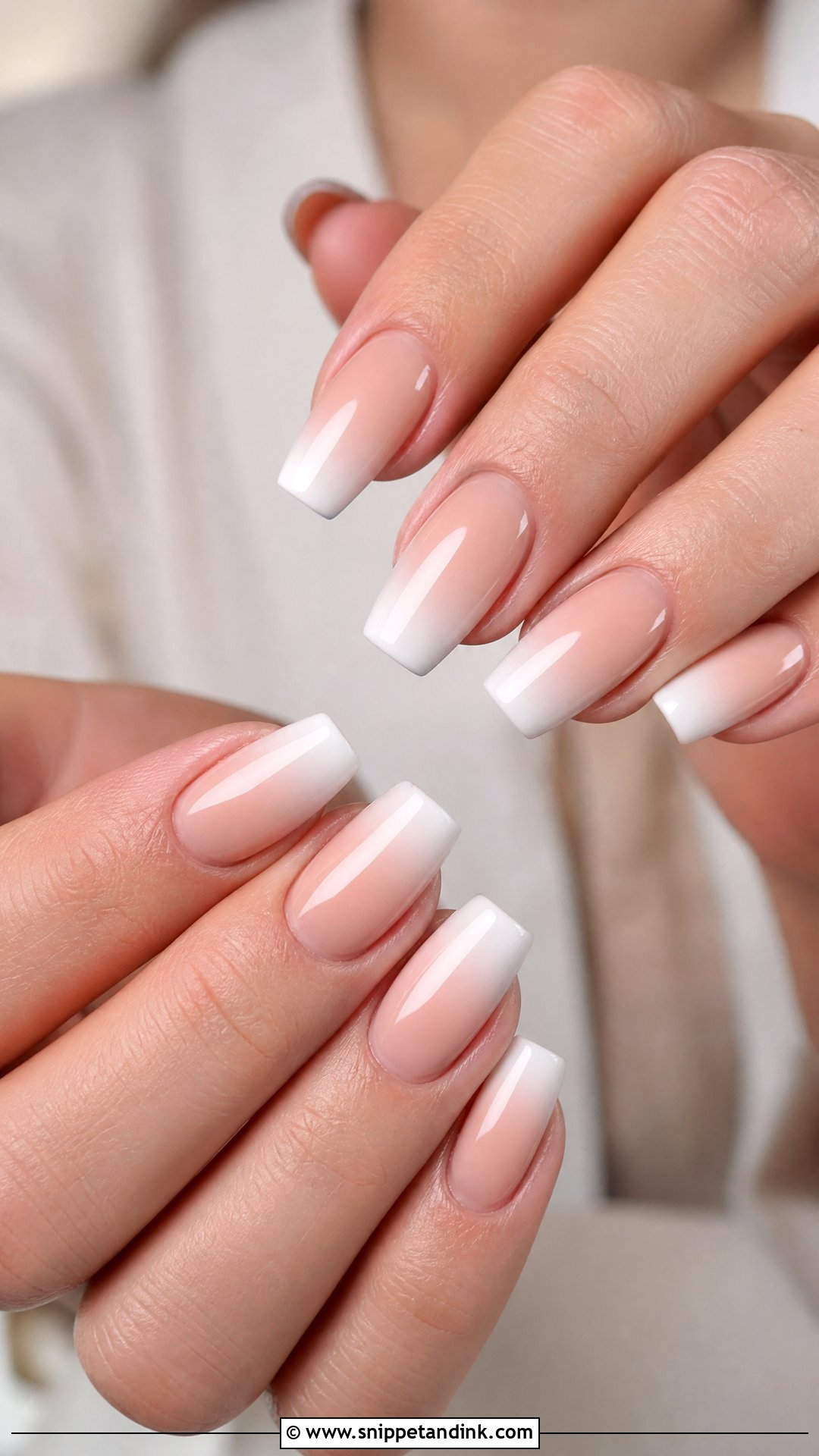 Nude Ombre Fall Wedding Nails - Snippet and Ink - 25 Fall Wedding Nails for Bride