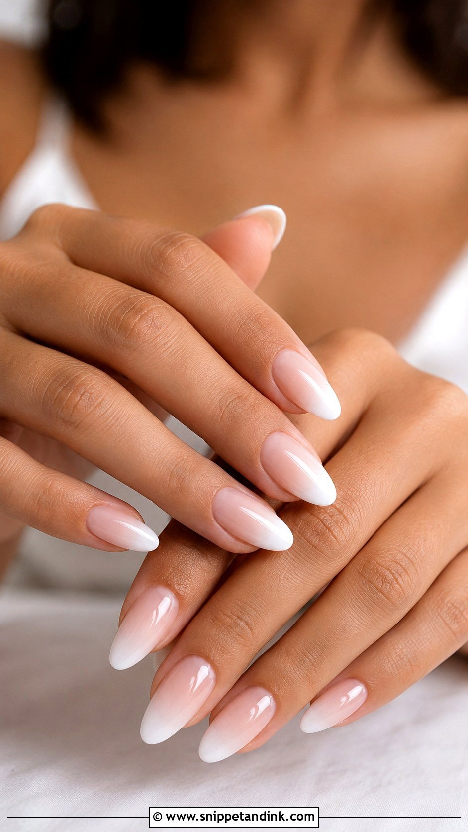 Nude Ombre Wedding Anniversary Nails - Snippet and Ink - 20 Wedding Anniversary Nails