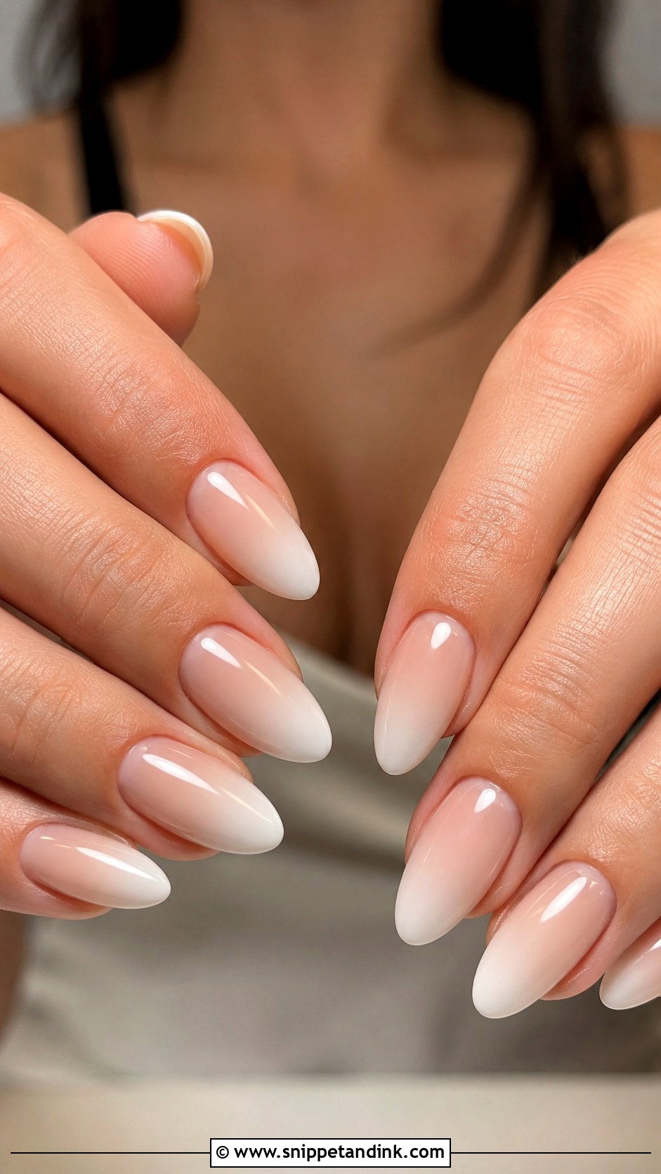 Nude Ombre Wedding Gel Nails - Snippet and Ink - 20 Wedding Gel Nails Brides