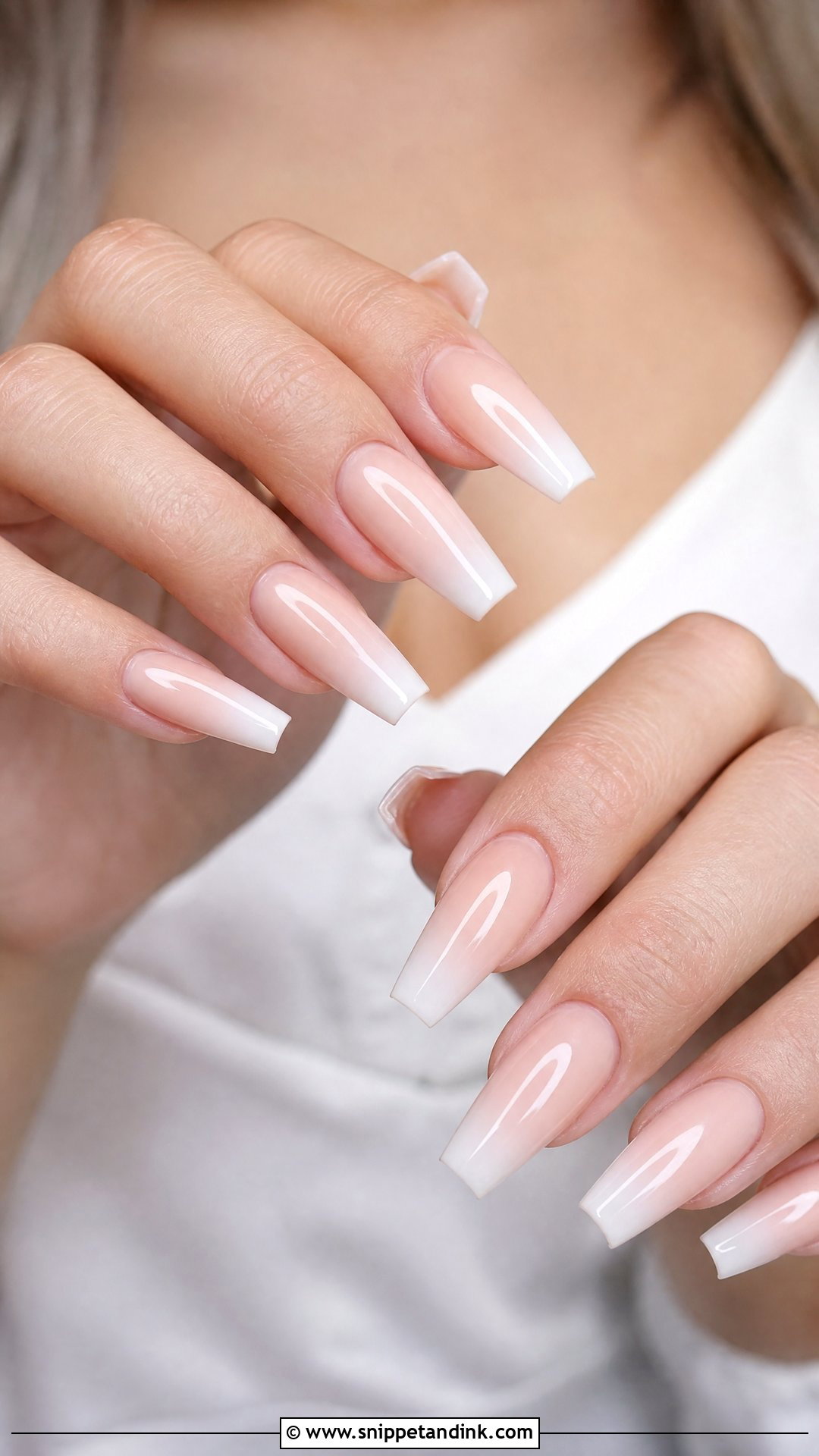 Nude Ombre Wedding Nails - Snippet and Ink - 25 Unique Wedding Nails