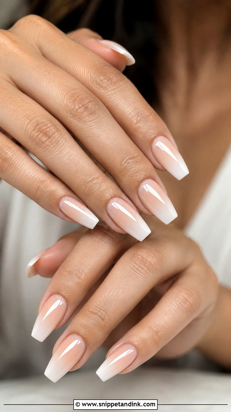 Nude Ombre Wedding Nails - Snippet and Ink - 20 Summer Wedding Nails for Bride