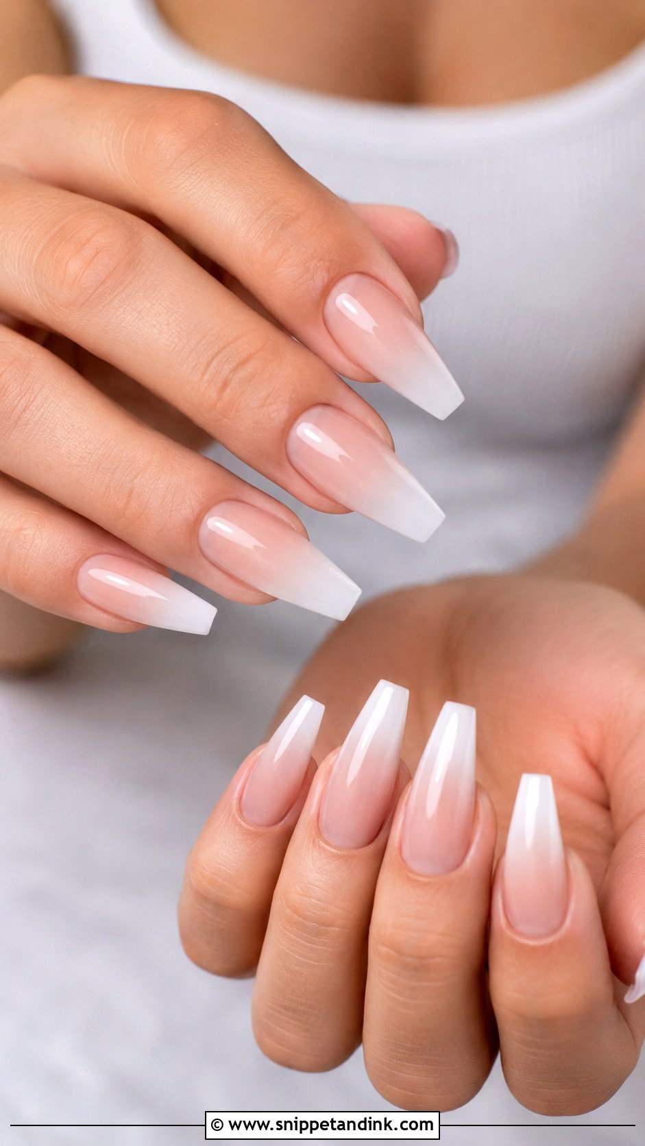 Nude Ombre Wedding Nails - Snippet and Ink - 20 Nail Ideas for Wedding Brides