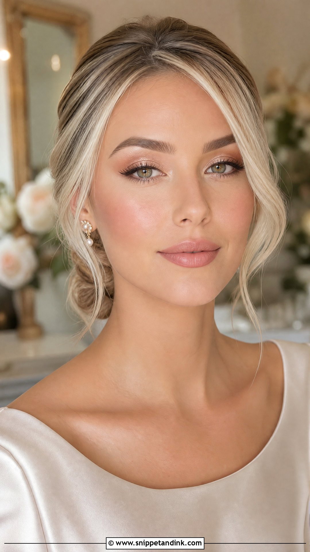 Nude Pink Bridal Makeup - Snippet and Ink - 20 Bride Lipstick Ideas