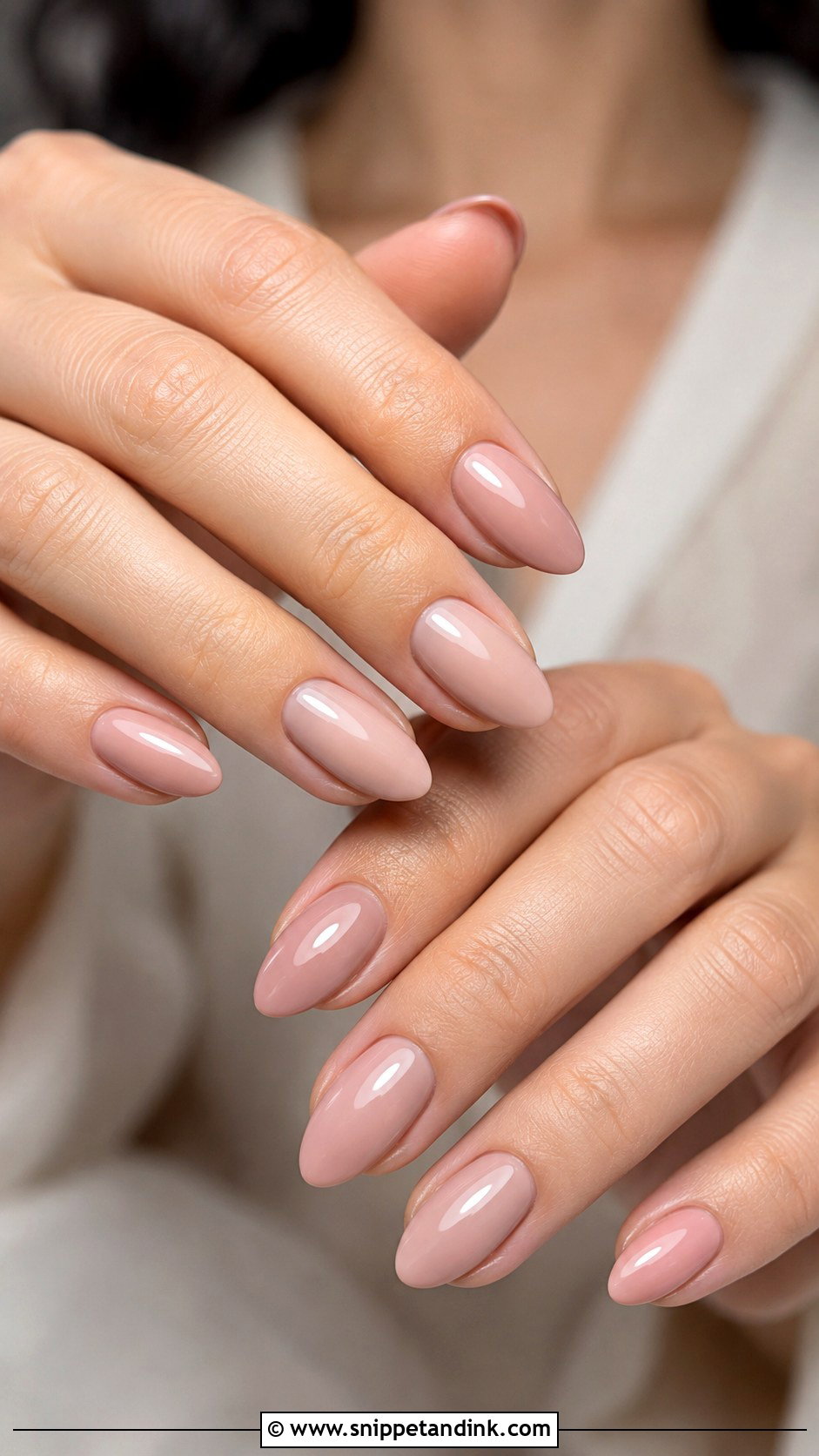 Nude Pink Bridal Nail Extensions - Snippet and Ink - 20 Bridal Nail Extensions Brides Ideas