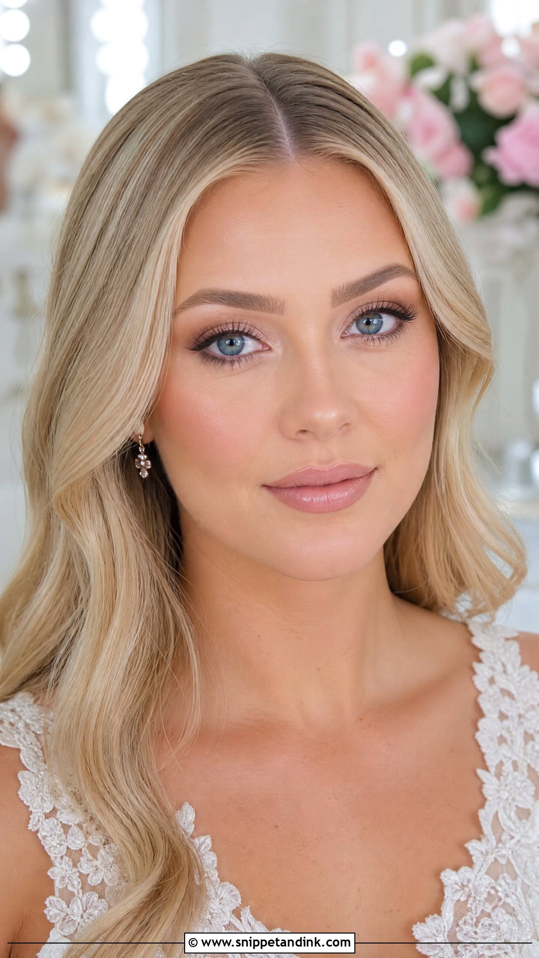 Nude Pink Wedding Makeup For Blue Eyes - Snippet and Ink - 20 Neutral Wedding Makeup for Blue Eyes