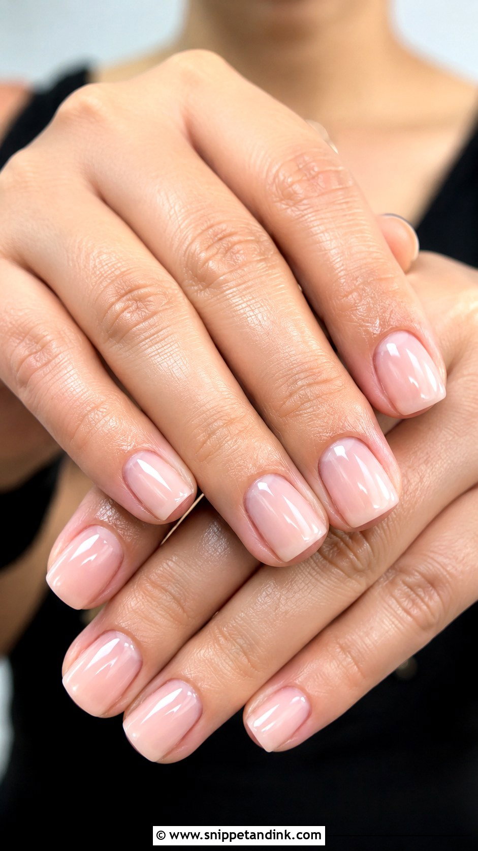 Nude Pink Wedding Nails - Snippet and Ink - 30 Elegant Nail Art Wedding Ideas