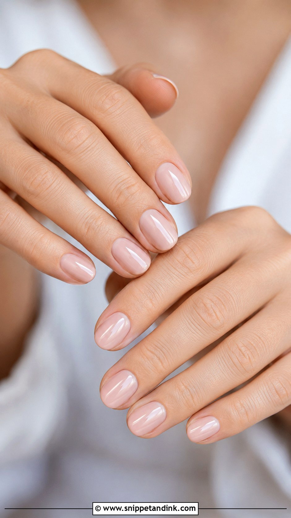 Nude Pink Wedding Nails - Snippet and Ink - 30 Simple Wedding Nails