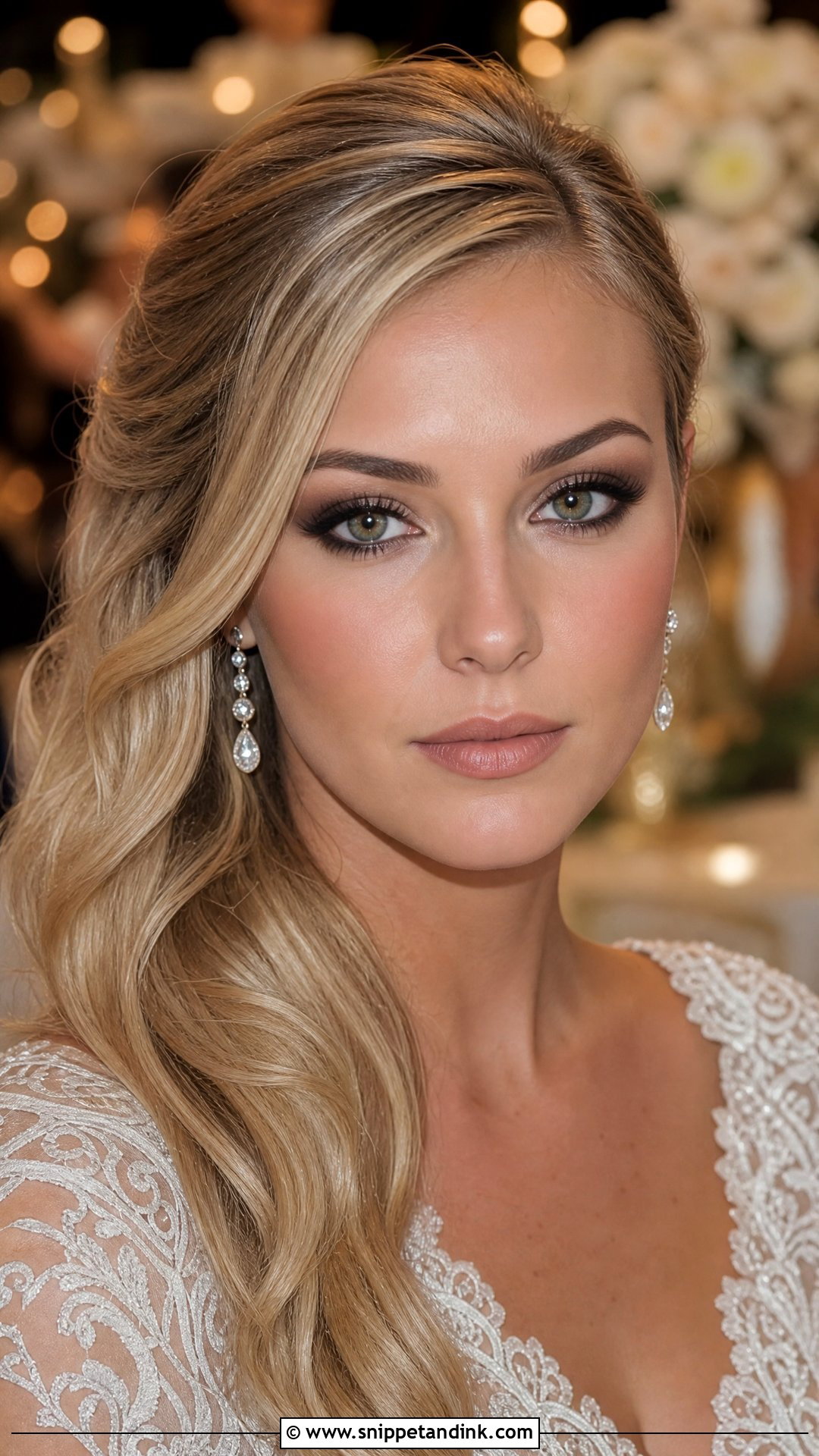 Nude Smokey Eye Wedding Makeup - Snippet and Ink - 20 Nude Makeup Looks for Wedding