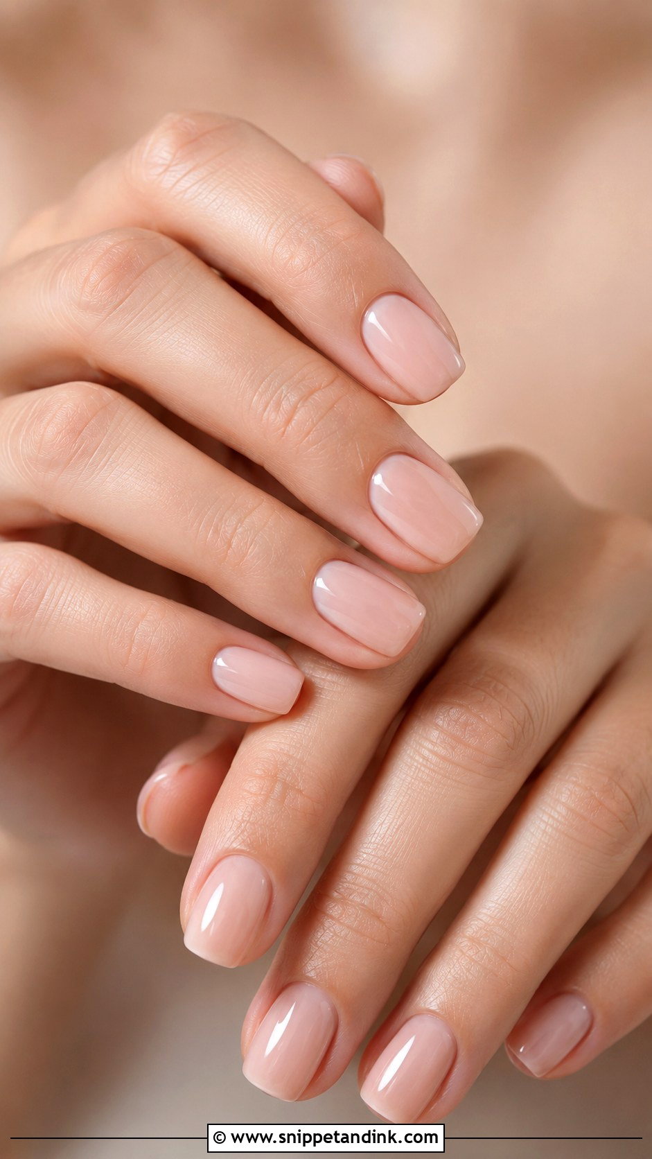 Nude Spring Bridal Nails - Snippet and Ink - 20 Spring Bridal Nails