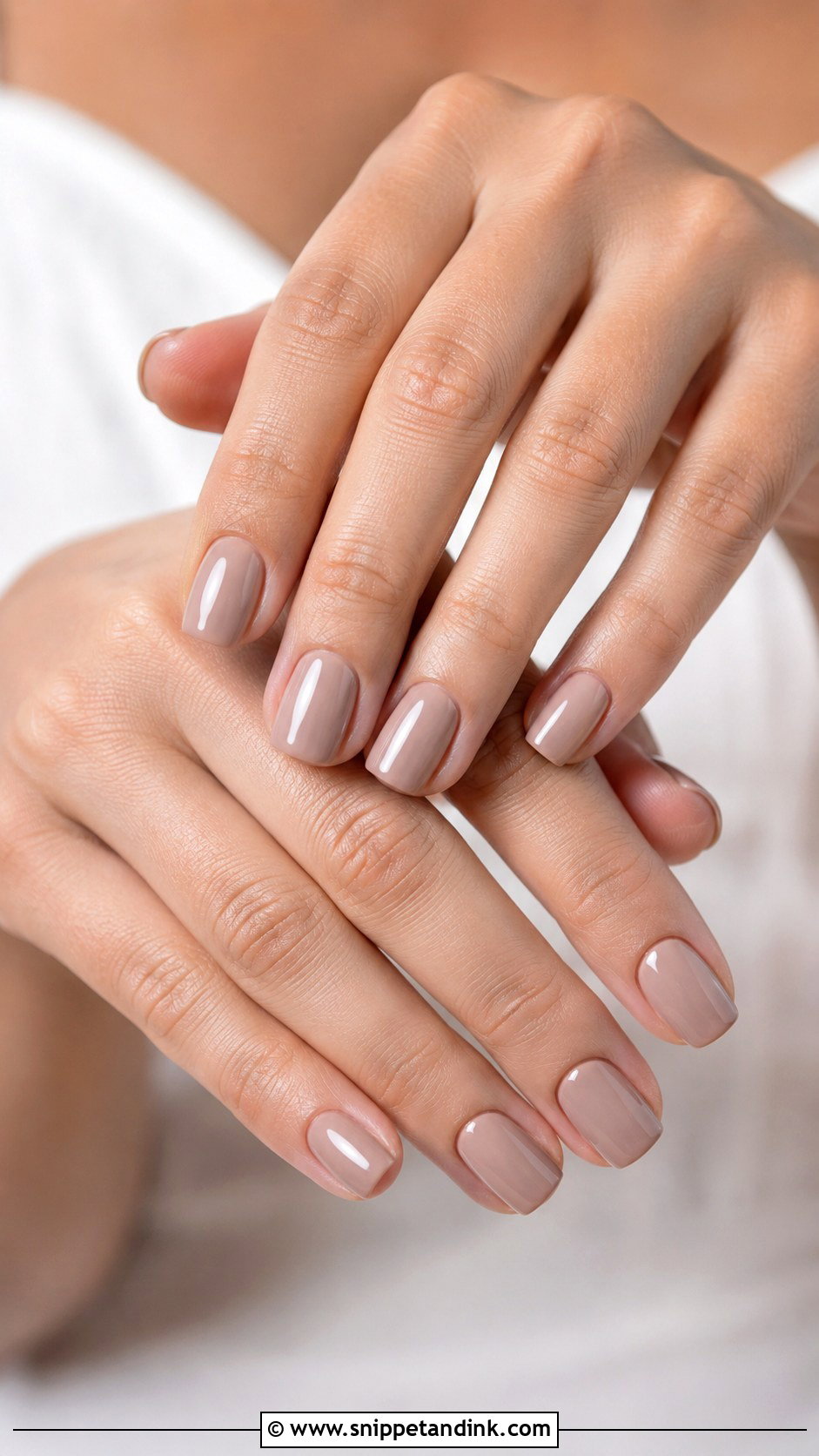 Nude Taupe Wedding Nails - Snippet and Ink - 20 Nude Nails for Wedding