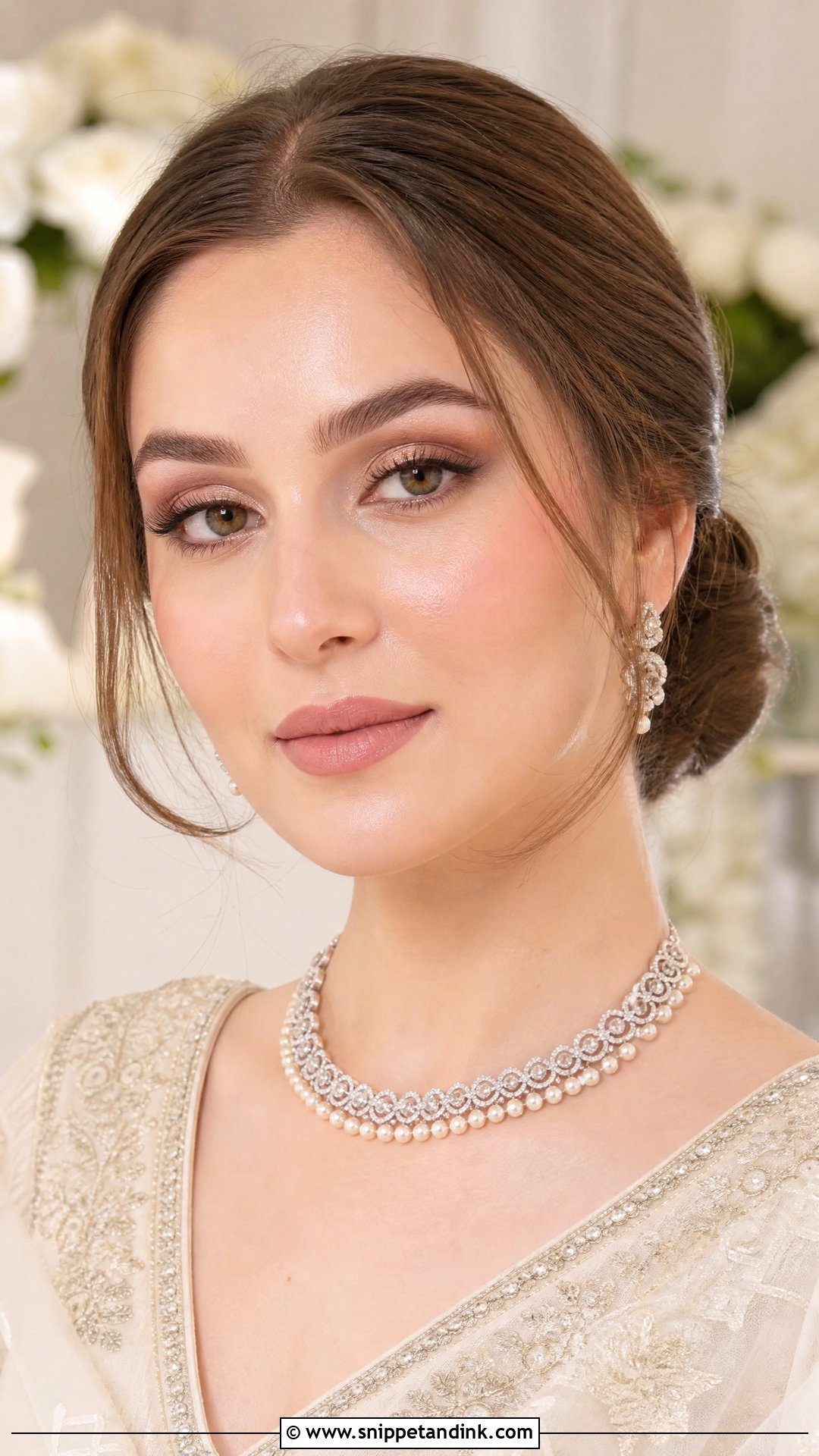 Nude Walima Bride Makeup - Snippet and Ink - 20 Walima Bride Makeup Ideas