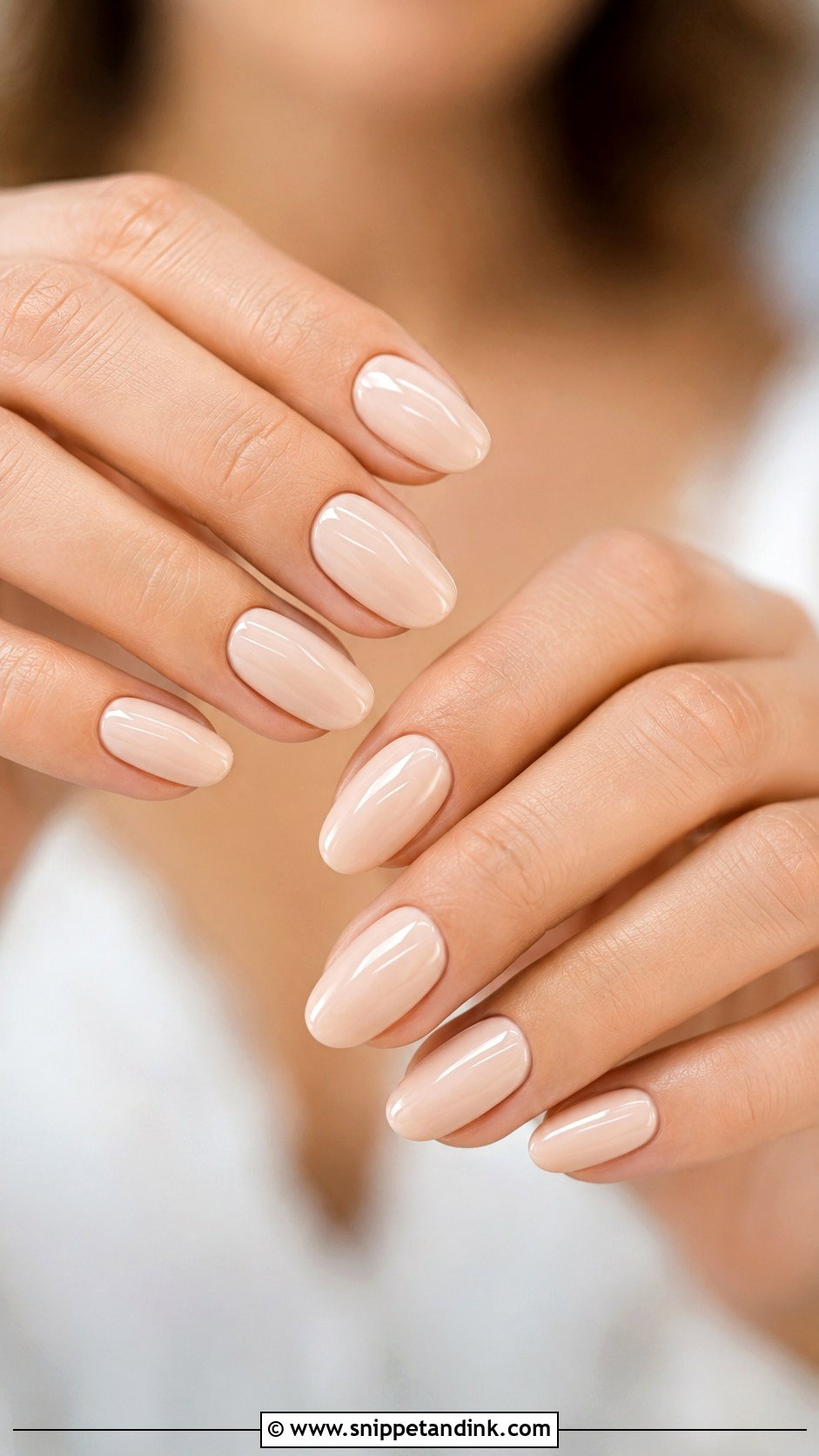 Nude Wedding Dip Nails - Snippet and Ink - 20 Wedding Dip Nails