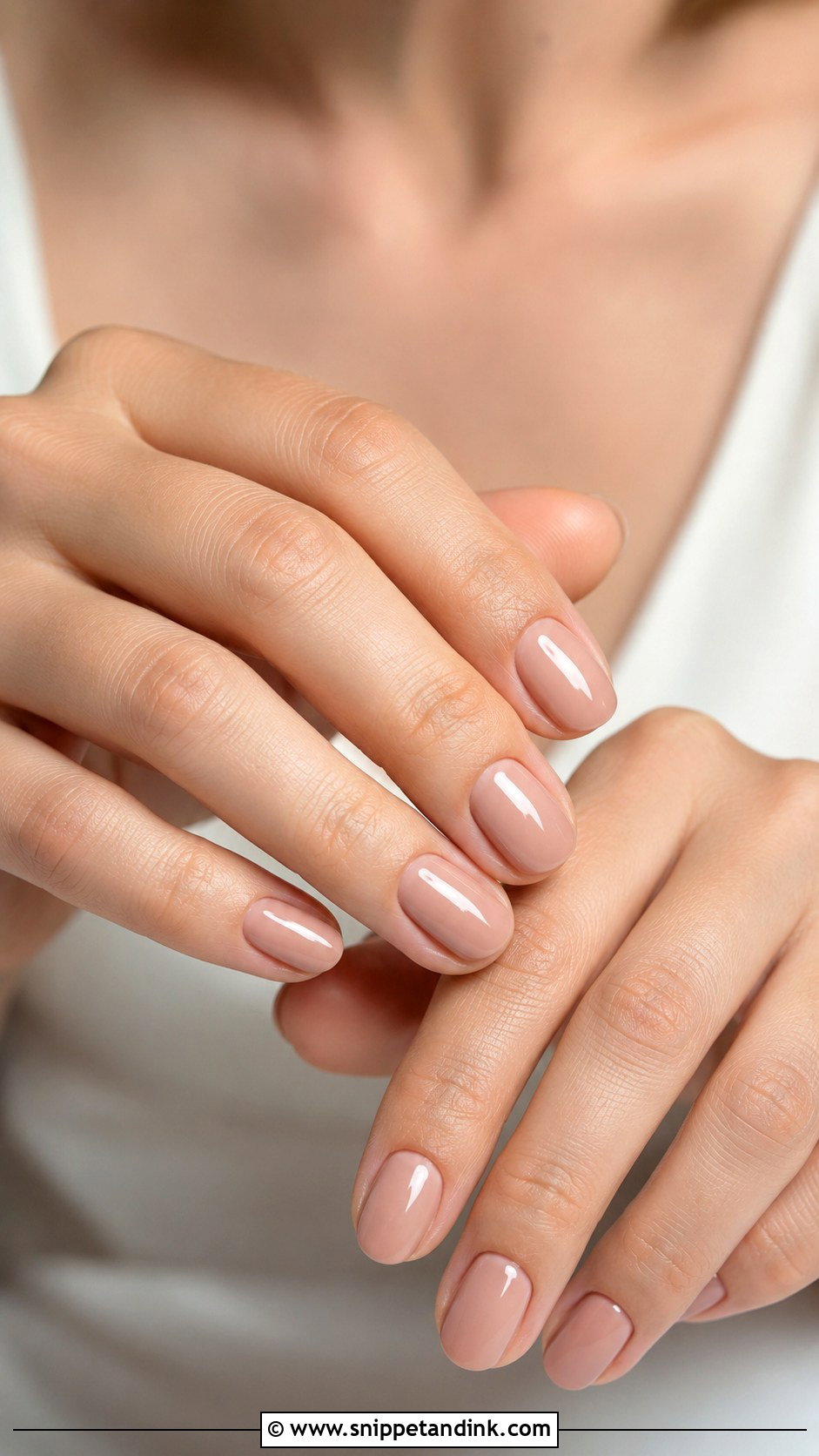 Nude Wedding Guest Nails - Snippet and Ink - 20 Classy Wedding Guest Nails