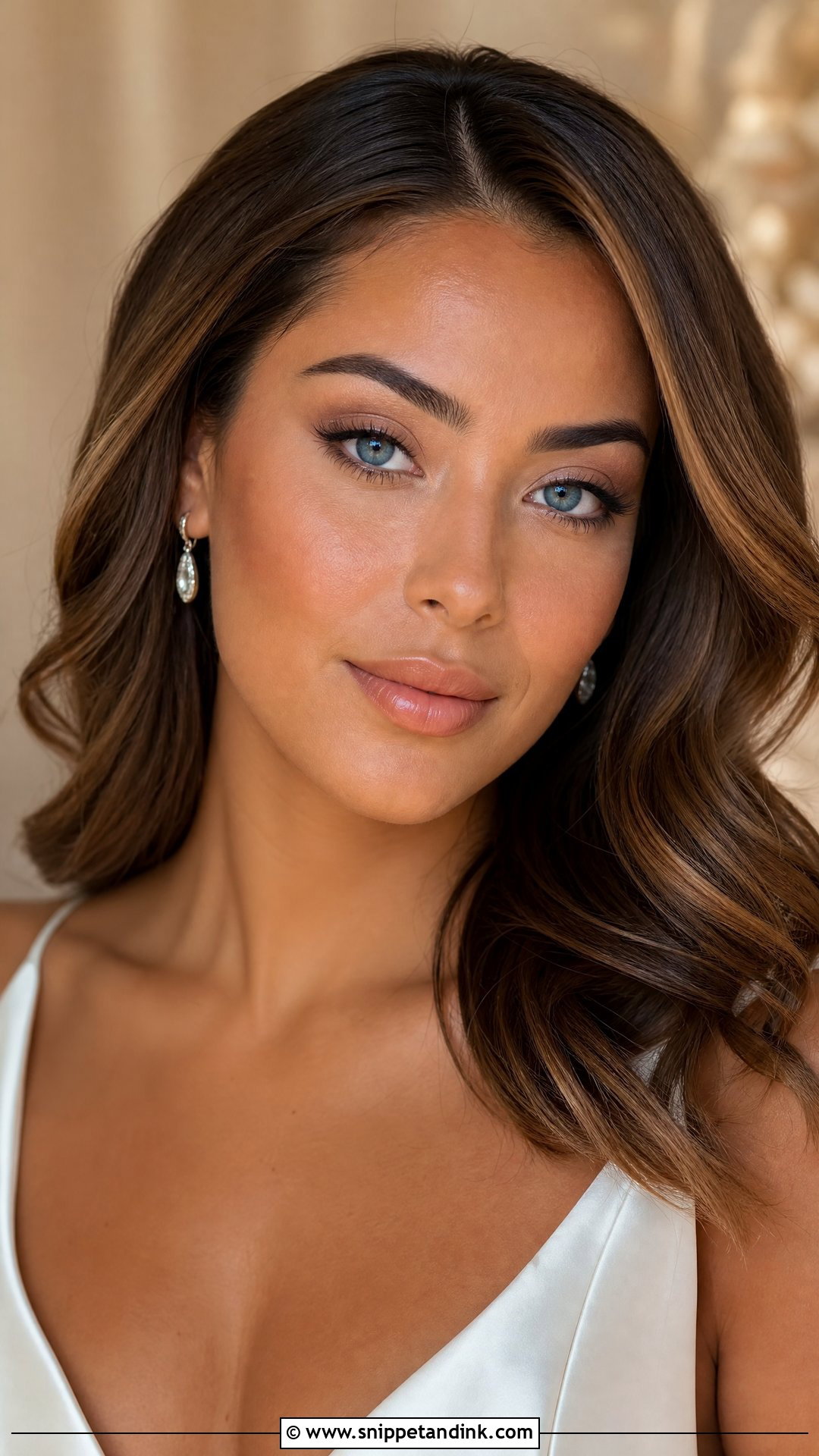 Nude Wedding Makeup For Blue Eyes - Snippet and Ink - 20 Simple Wedding Makeup for Blue Eyes