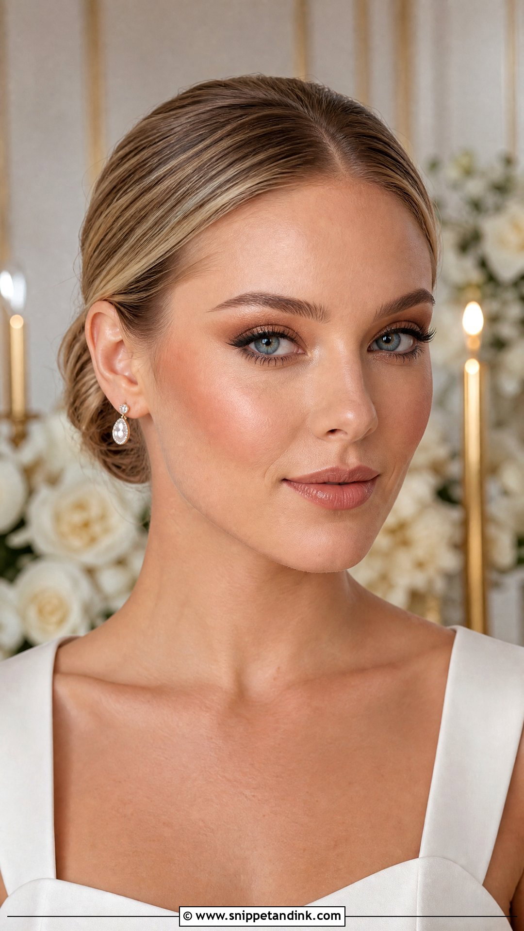 Nude Wedding Makeup For Blue Eyes - Snippet and Ink - 20 Natural Wedding Make Up for Blue Eyes