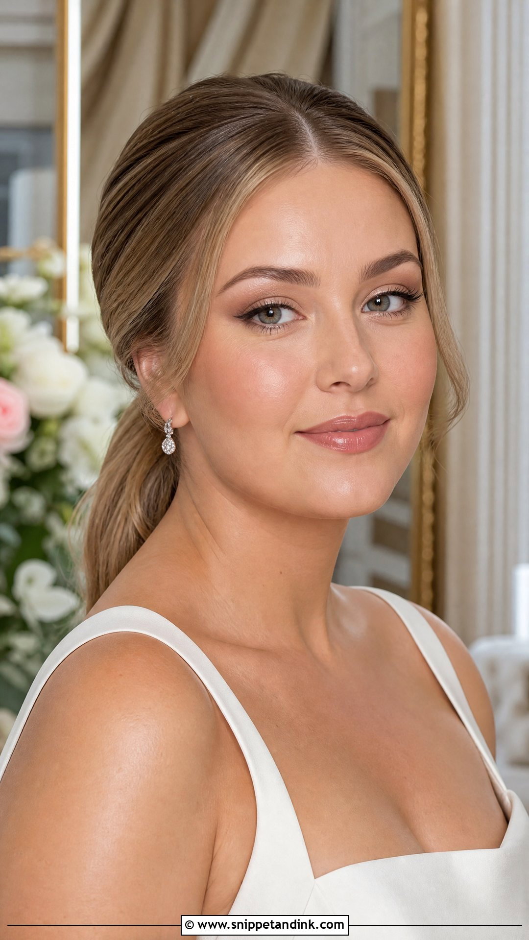 Nude Wedding Makeup For Round Face - Snippet and Ink - 20 Wedding Makeup for Round Face Ideas