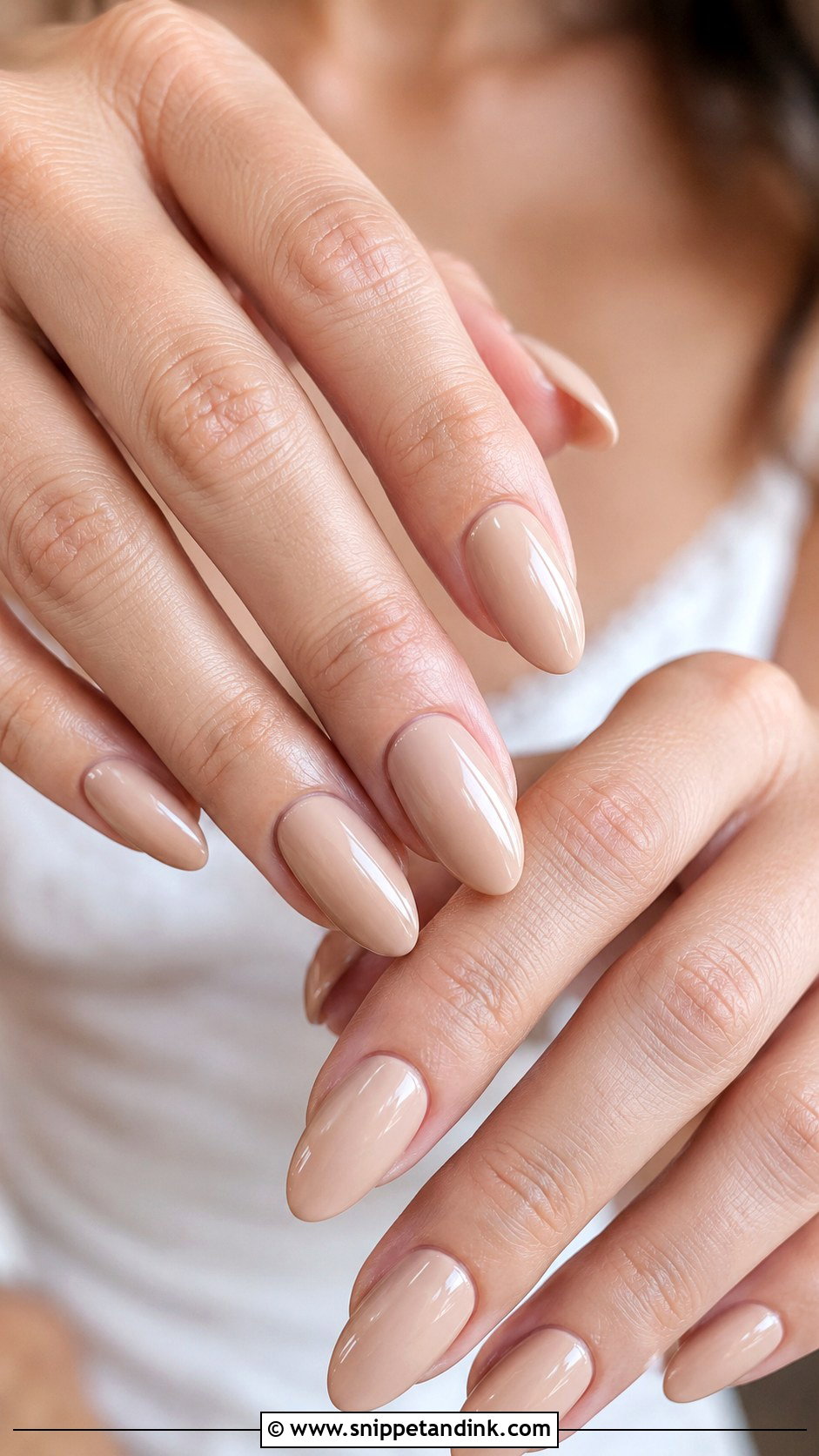 Nude Wedding Nails - Snippet and Ink - 20 Minimal Wedding Nails