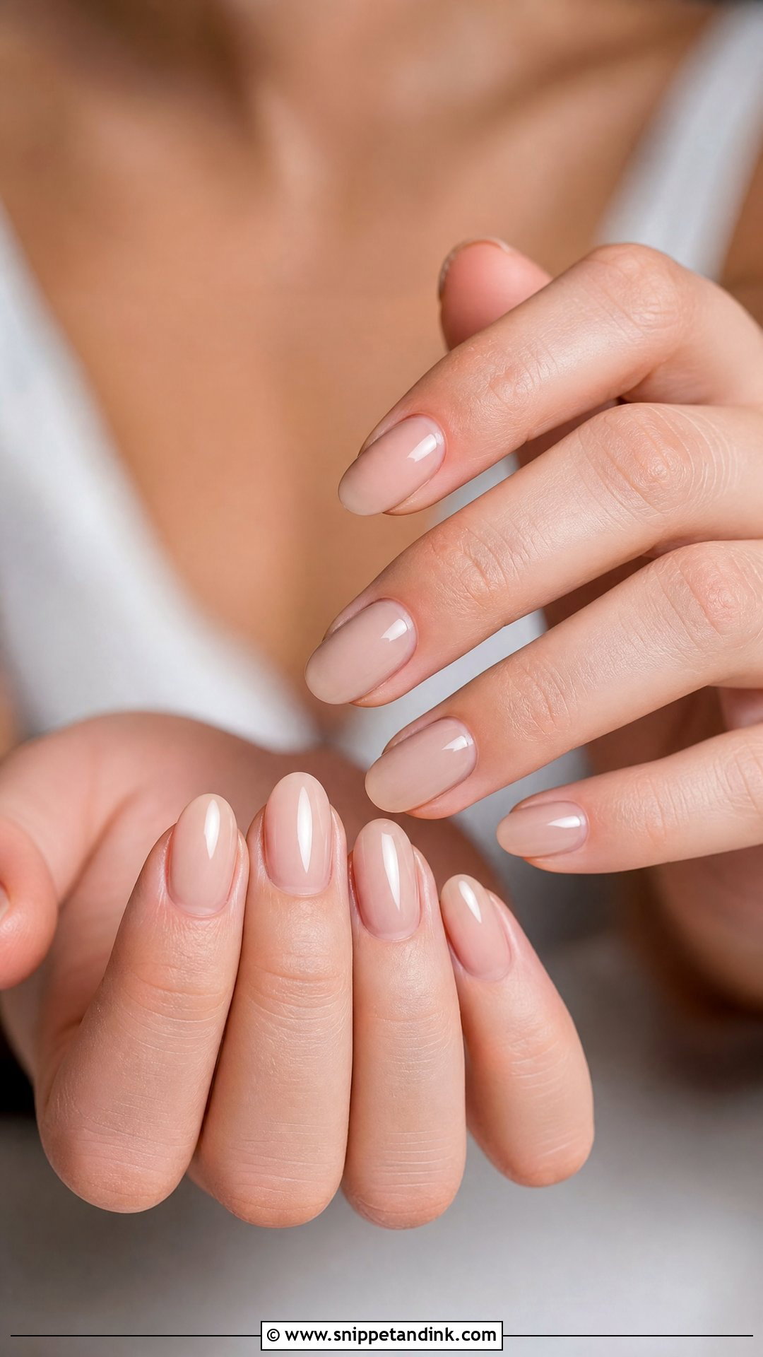 Nude Wedding Nails - Snippet and Ink - 25 Nail Wedding for Bride Ideas