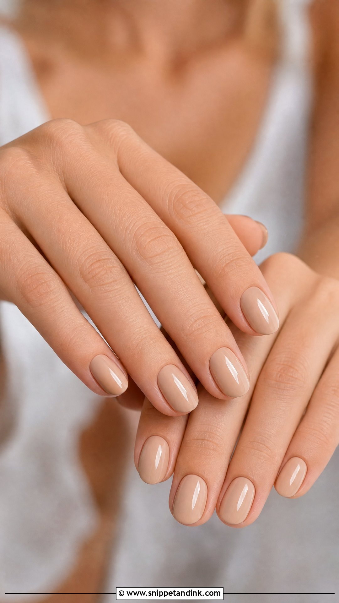 Nude Wedding Nails - Snippet and Ink - 25 Trendy Wedding Nails