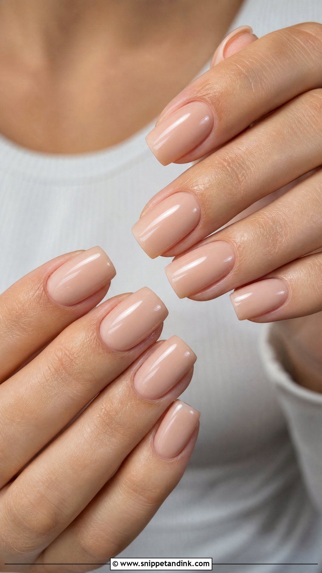 Nude Wedding Nails - Snippet and Ink - 25 Wedding Nail Designs