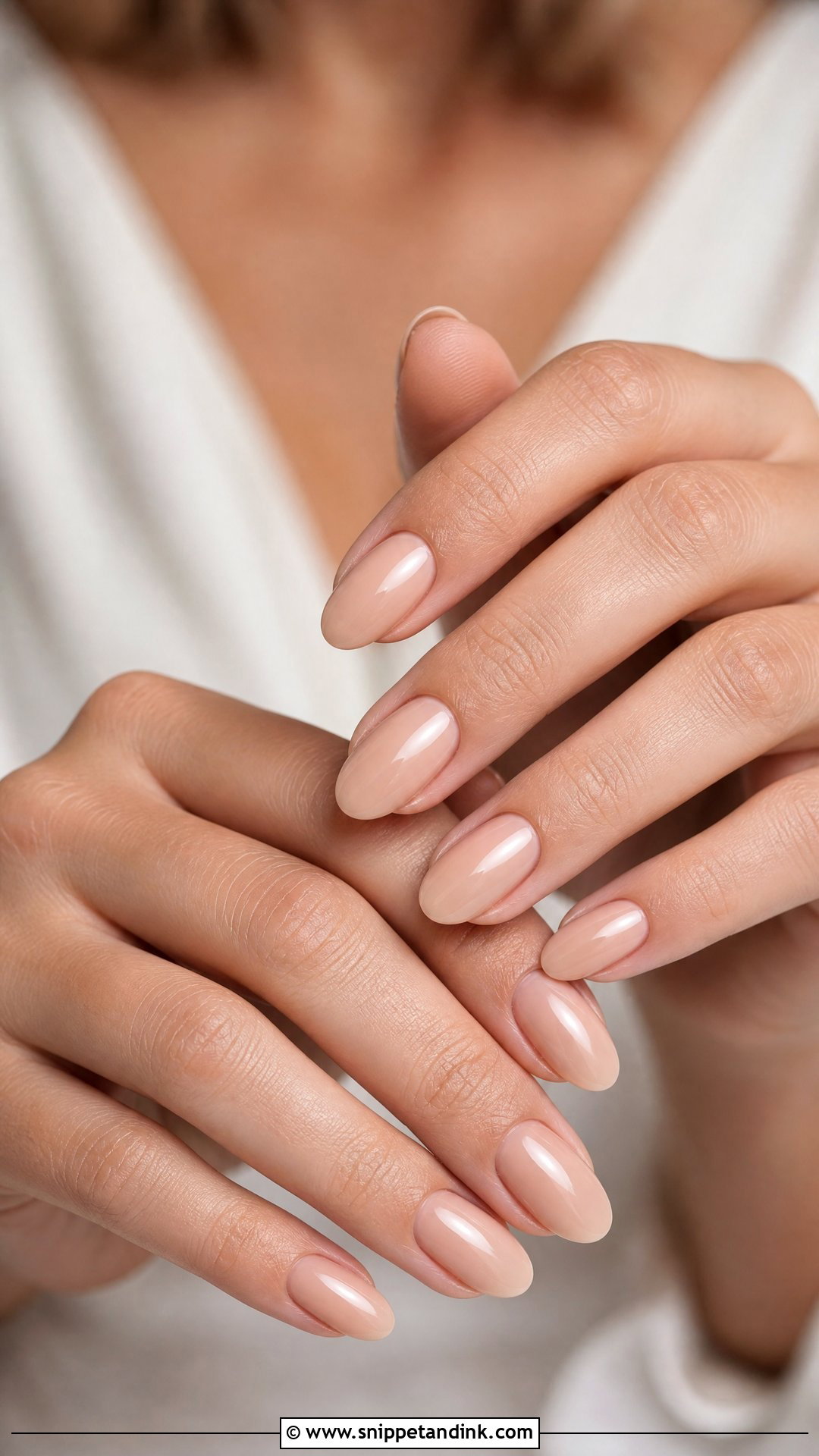 Nude Wedding Nails - Snippet and Ink - 35 Wedding Nails Design