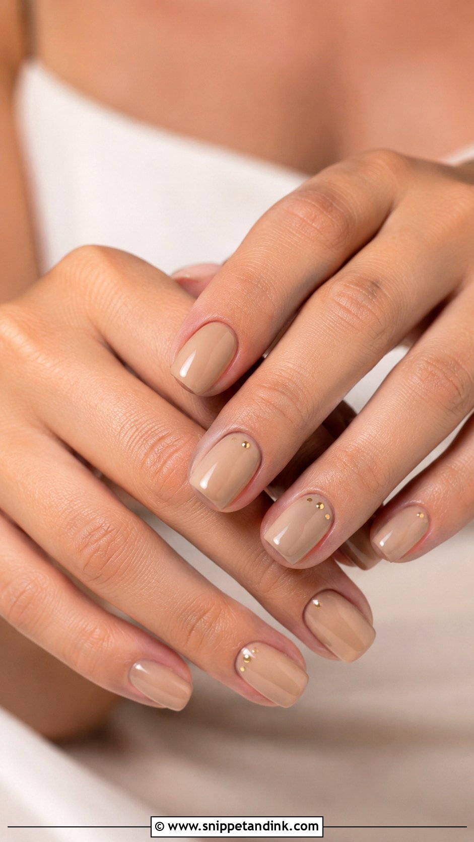 Nude Wedding Nails - Snippet and Ink - 20 Nail Inspo for Wedding Ideas