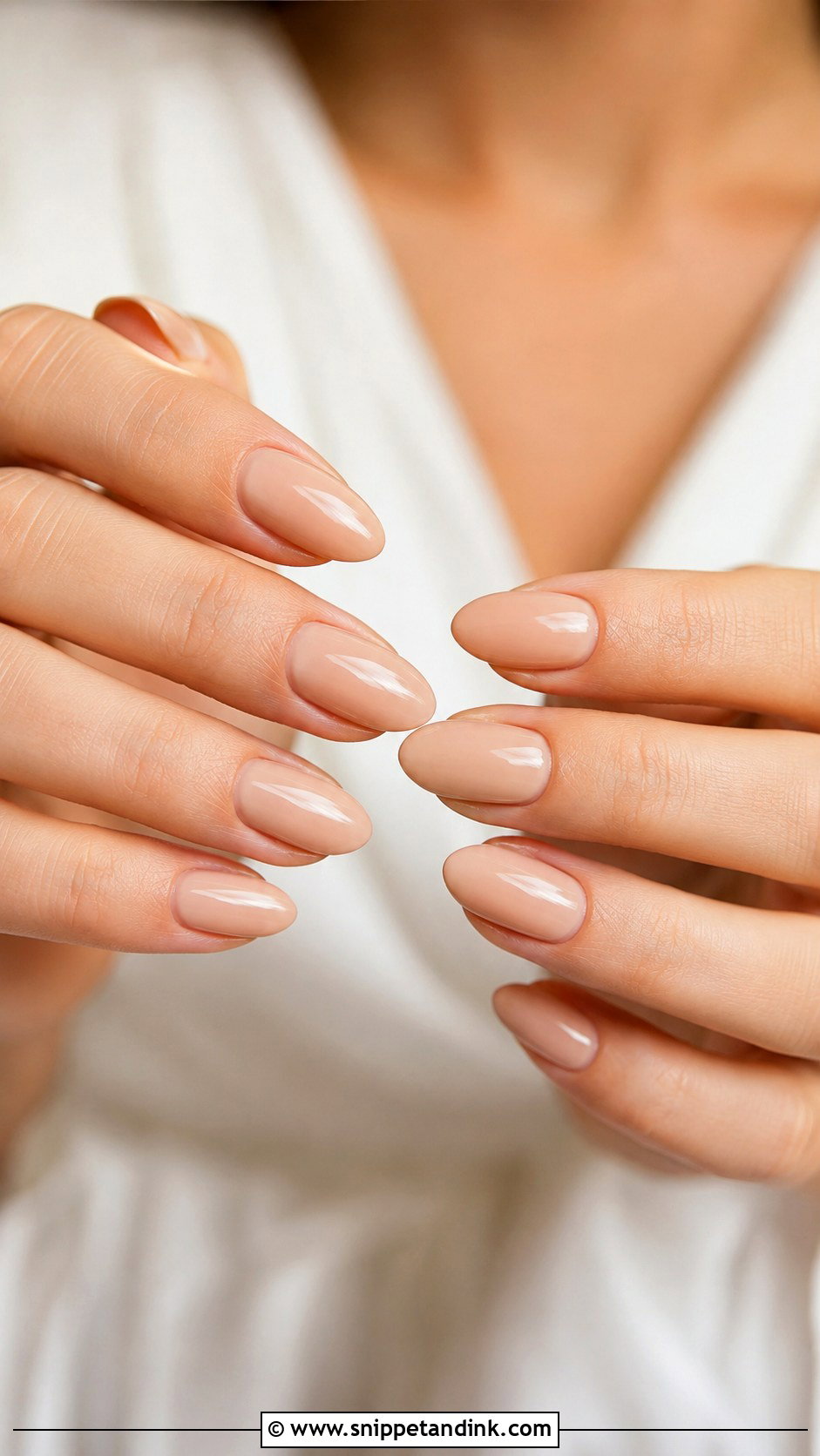 Nude Wedding Nails - Snippet and Ink - 20 Plain Wedding Nails