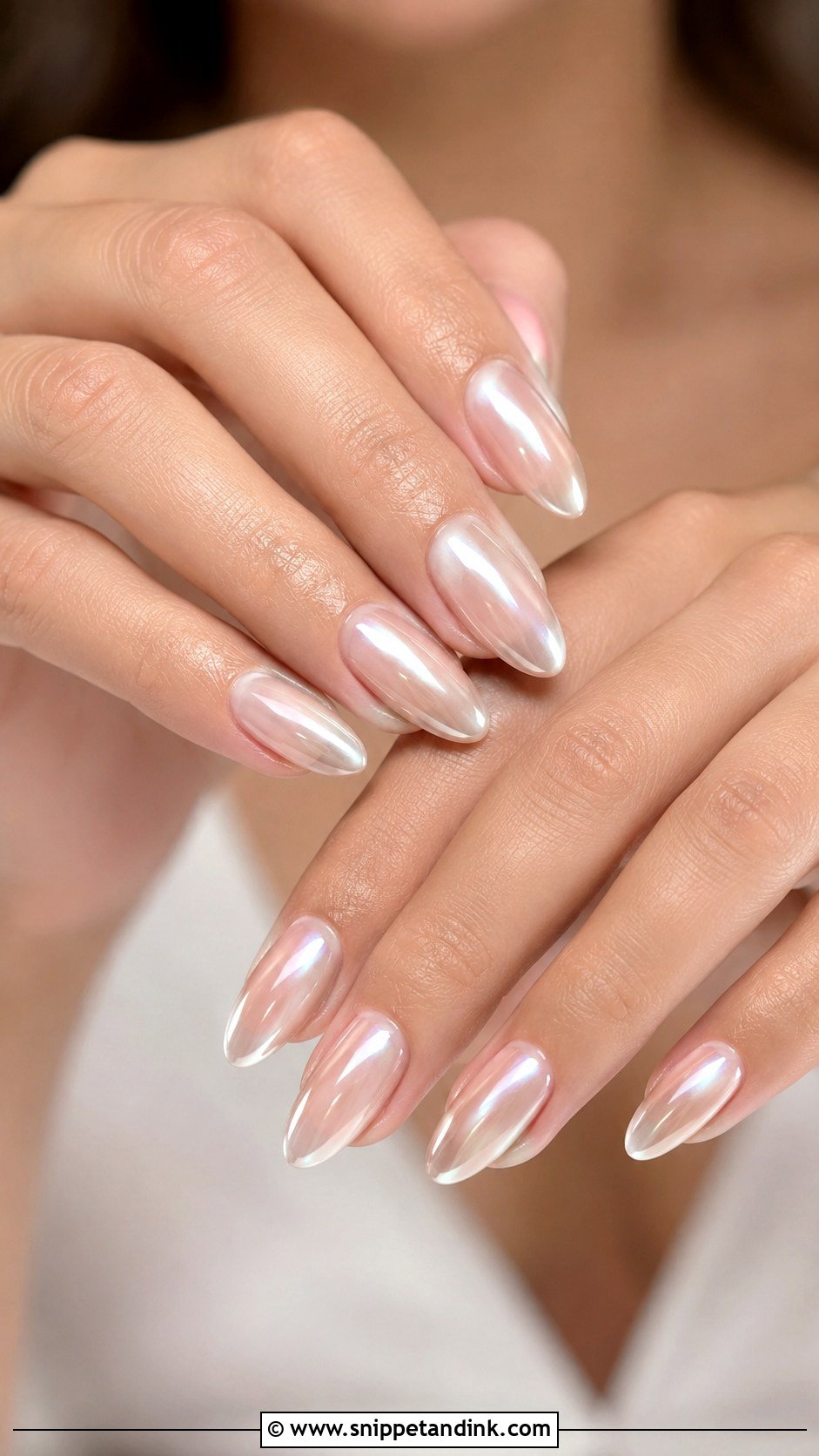 Nude Wedding Nails - Snippet and Ink - 20 Simple Wedding Nail Ideas