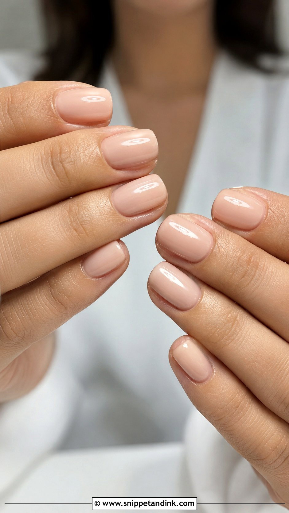 Nude Wedding Nails - Snippet and Ink - 20 Subtle Wedding Nails