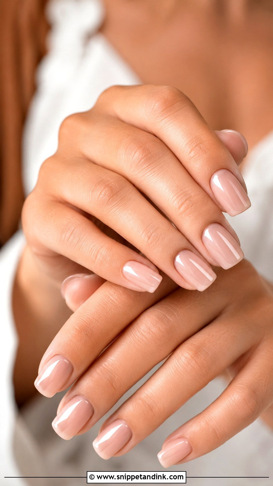 Nude Wedding Nails For Bride - Snippet and Ink - 20 Natural Wedding Nails for Bride