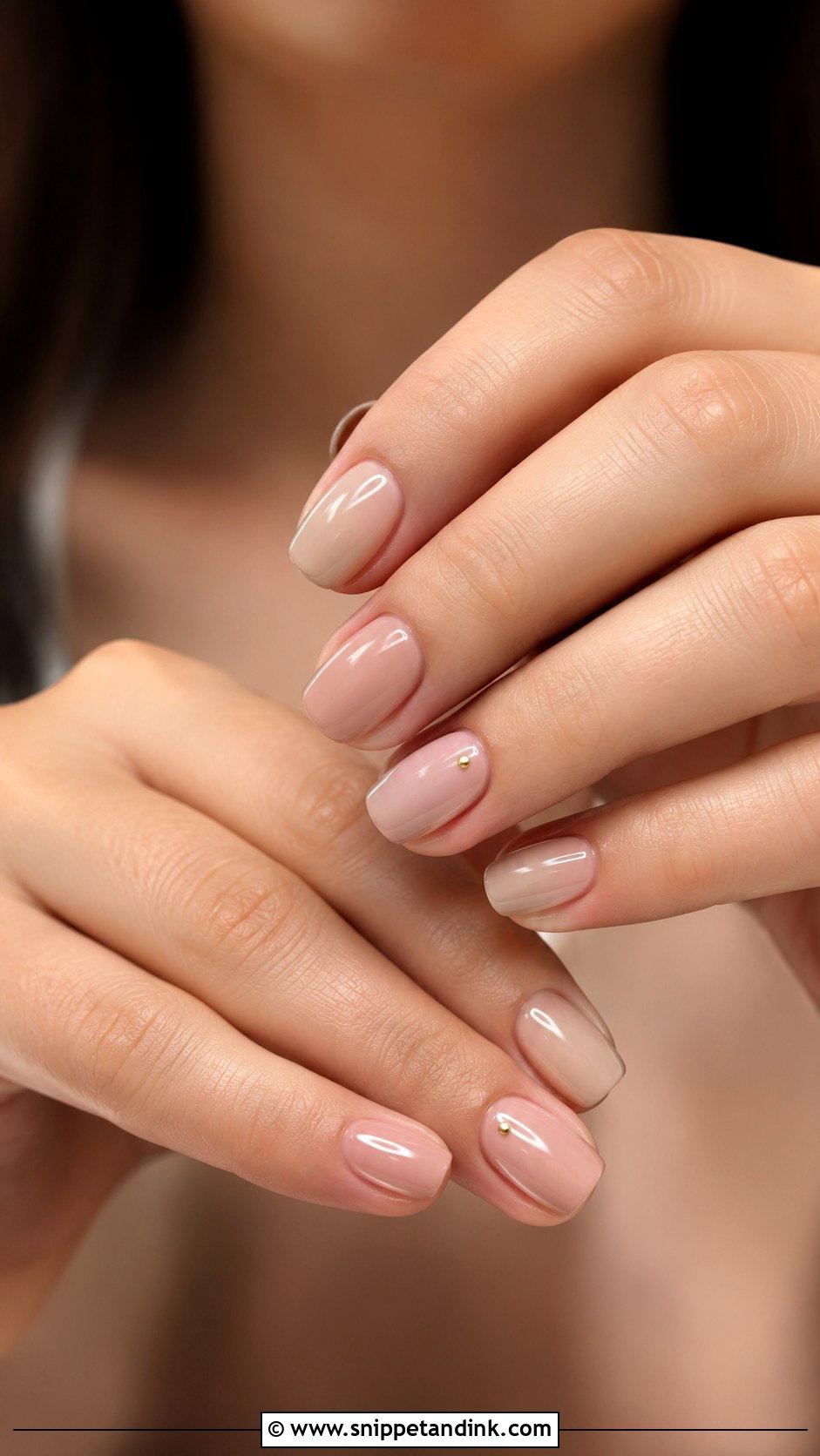 Nude Wedding Nails For Bride - Snippet and Ink - 20 Cute Wedding Nails the Bride