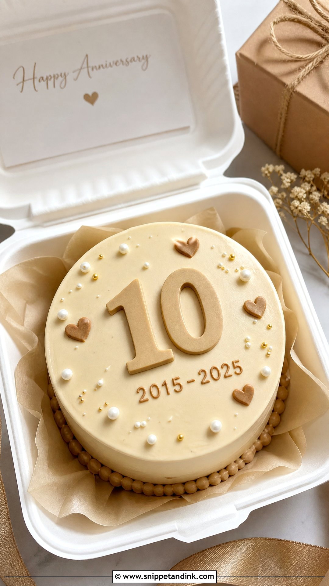 Number Anniversary Bento Cake - Snippet and Ink - 30 Anniversary Bento Cake Ideas