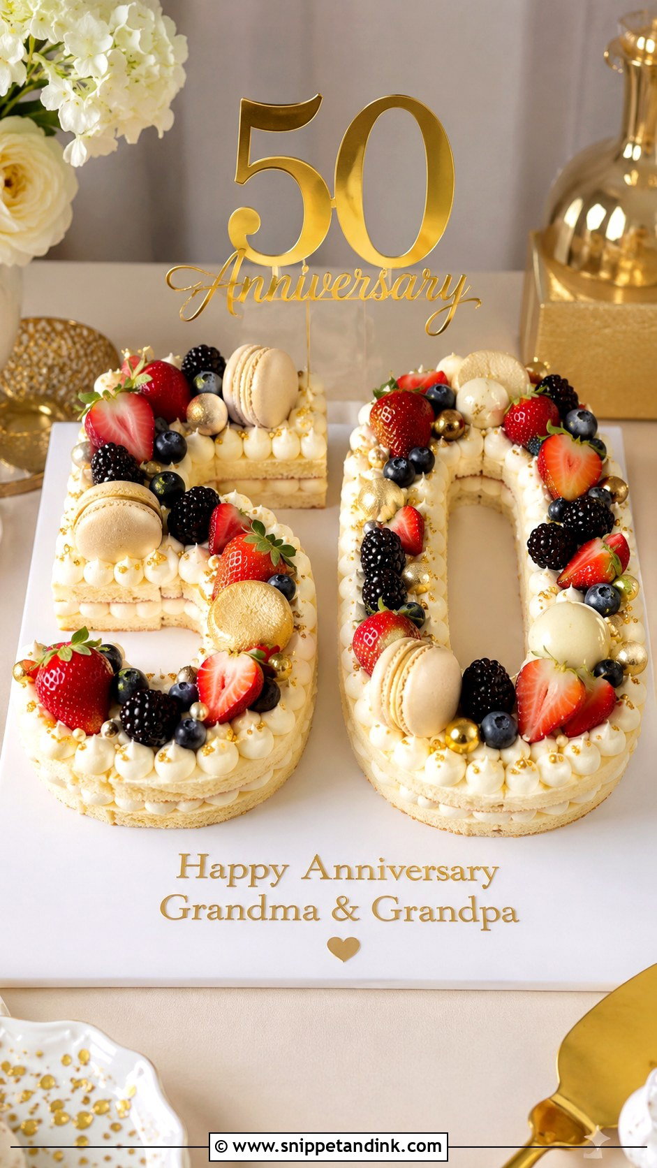Number Anniversary Cake - Snippet and Ink - 20 Anniversary Cake for Grandparents